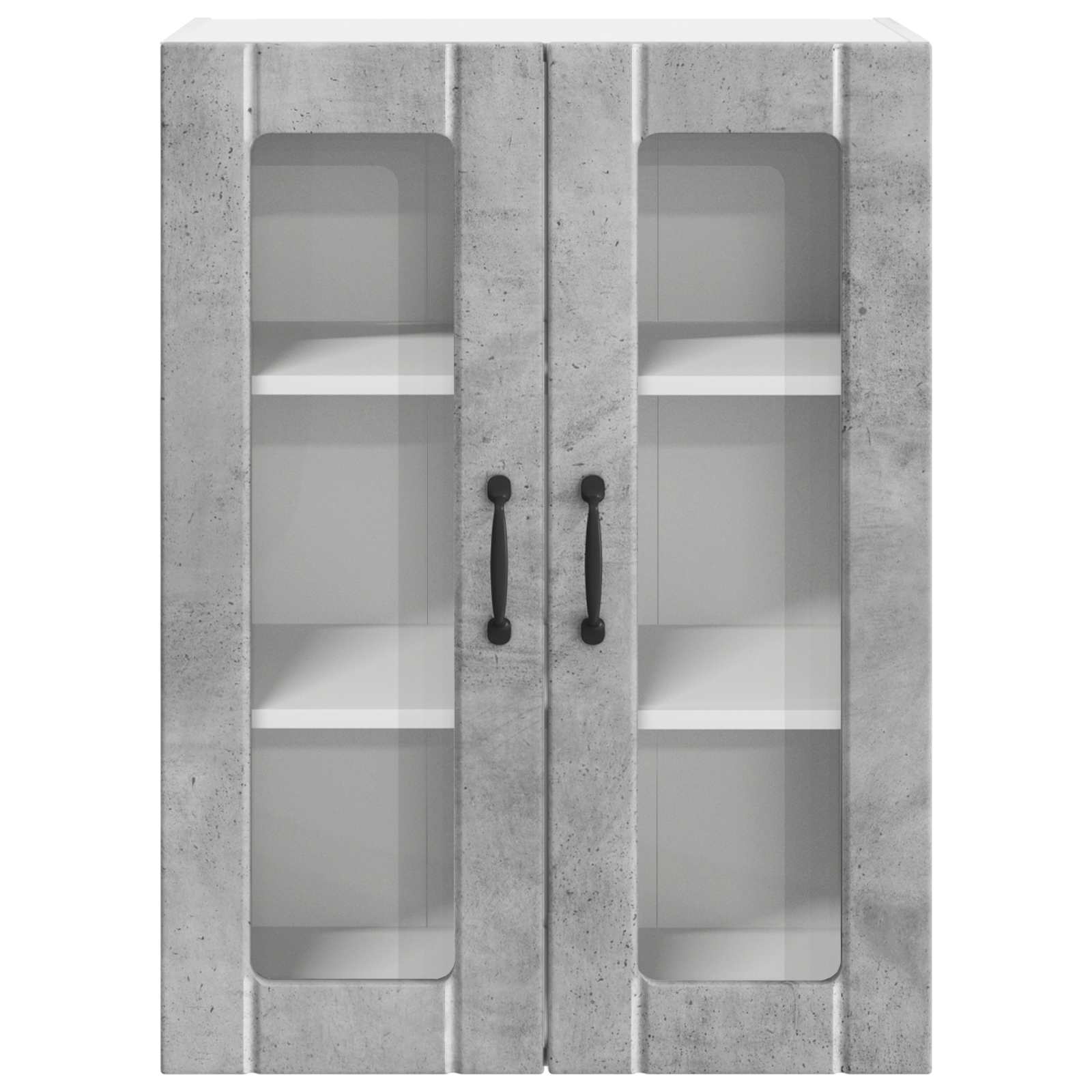 Keukenkast Beton Grijs 60 x 31 x 80 cm Bewerkt hout is nu te koop bij PeponiXL, paradijselijk wonen!