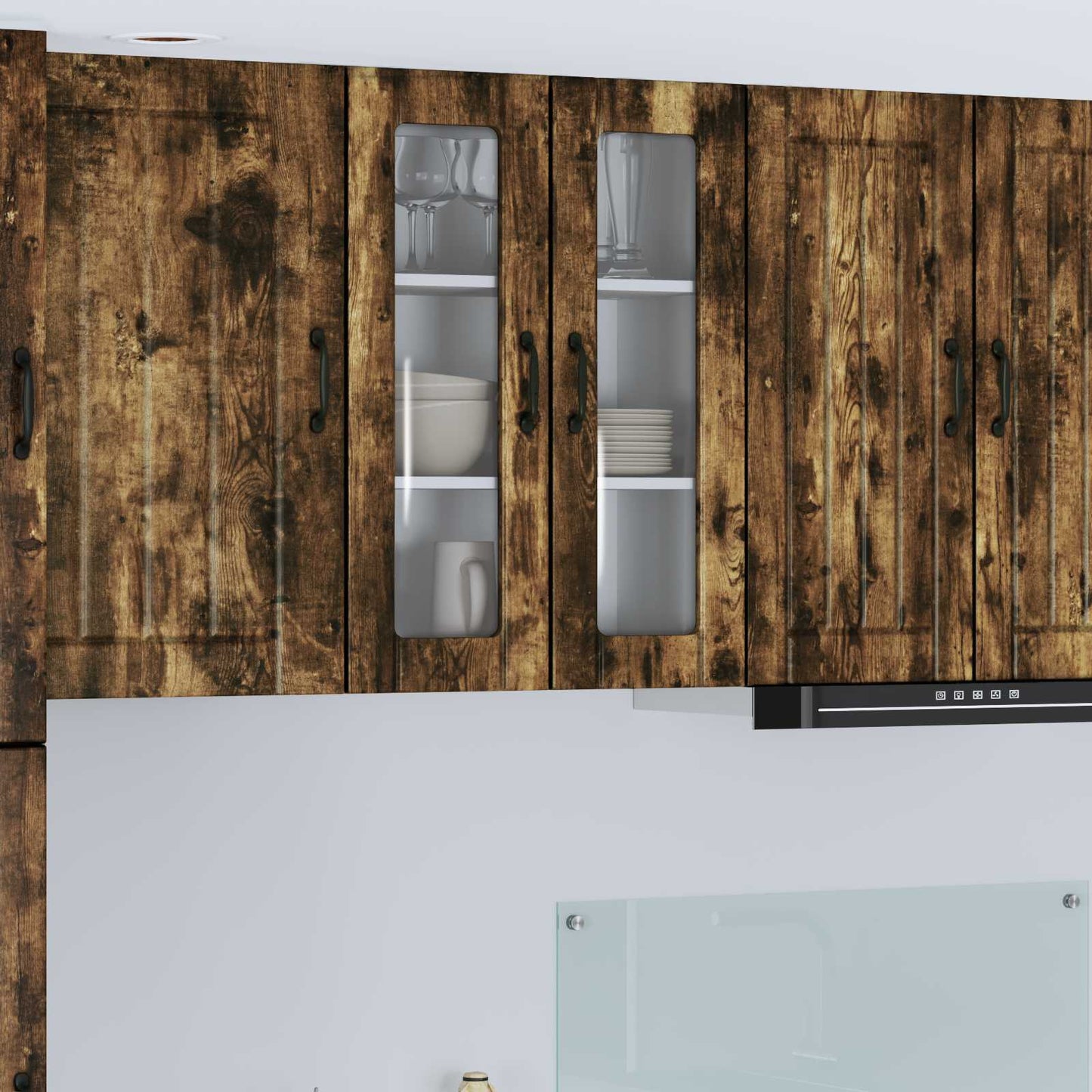 Vaatwasserpaneel Lucca Gerookt eiken 60 x 31 x 80 cm is nu te koop bij PeponiXL, paradijselijk wonen!
