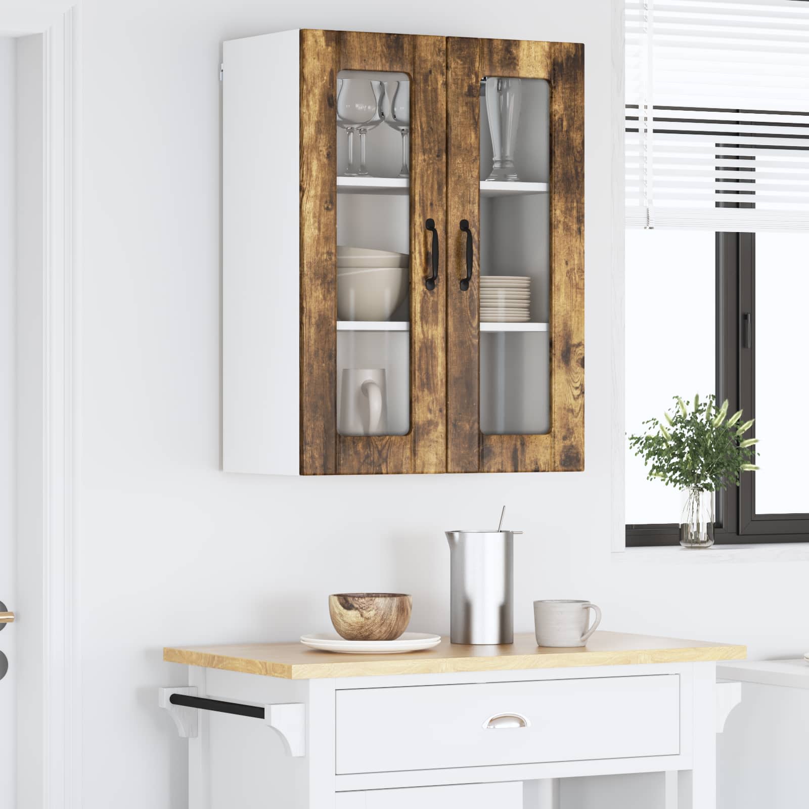 Vaatwasserpaneel Lucca Gerookt eiken 60 x 31 x 80 cm is nu te koop bij PeponiXL, paradijselijk wonen!