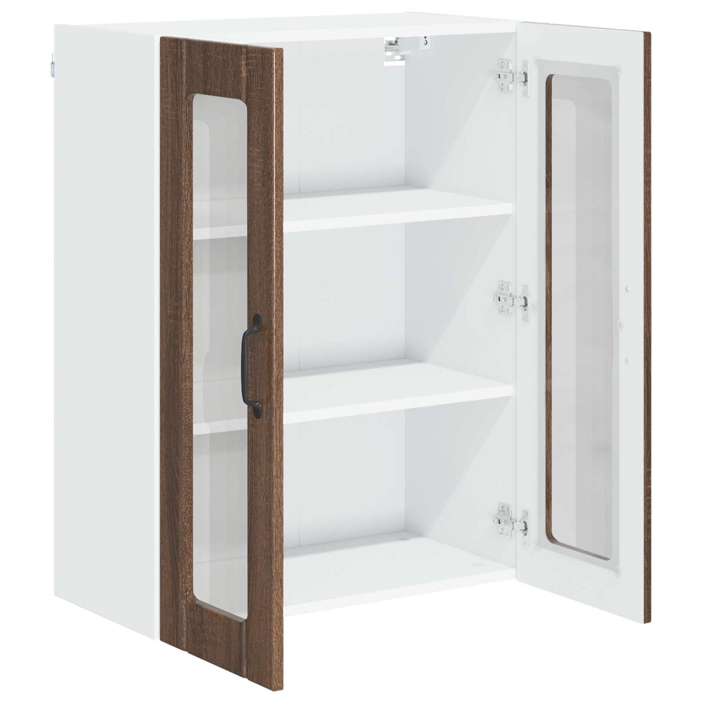 Keukenkast Bruin Eiken 60 x 31 x 80 cm Bewerkt hout is nu te koop bij PeponiXL, paradijselijk wonen!