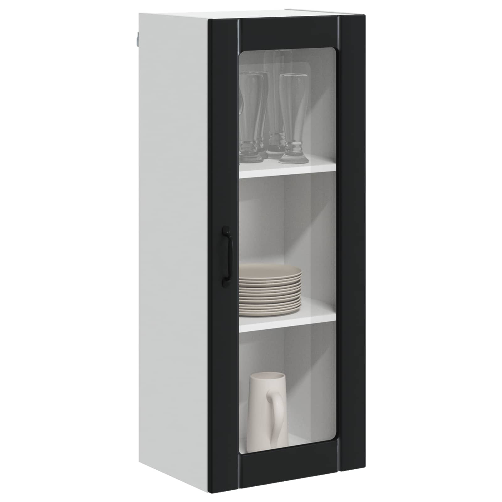 Vaatwasserpaneel Lucca Zwart 40 x 31 x 100 cm Bewerkt hout is nu te koop bij PeponiXL, paradijselijk wonen!