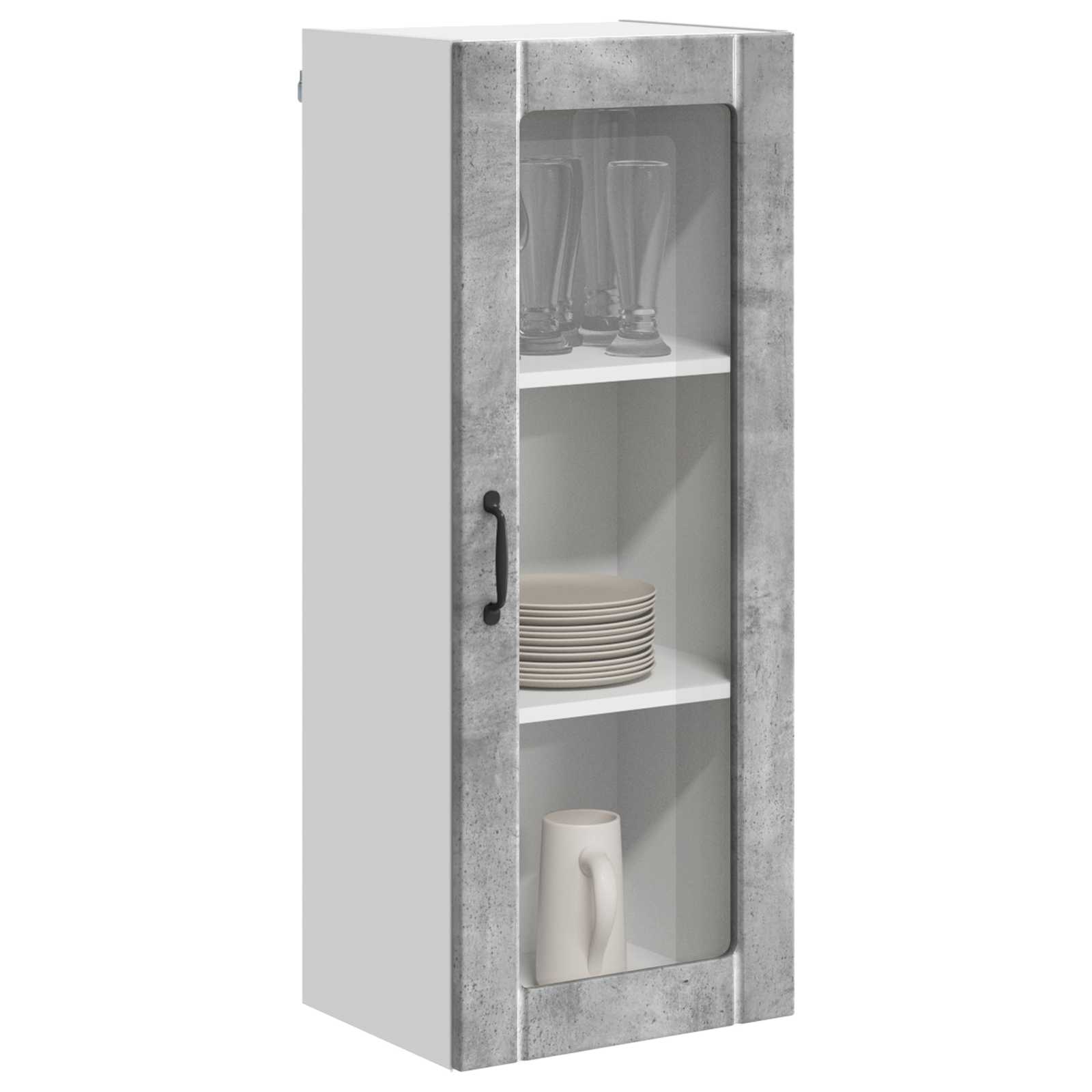 Vaatwasserpaneel Lucca Betongrijs 40 x 31 x 100 cm Bewerkt hout is nu te koop bij PeponiXL, paradijselijk wonen!