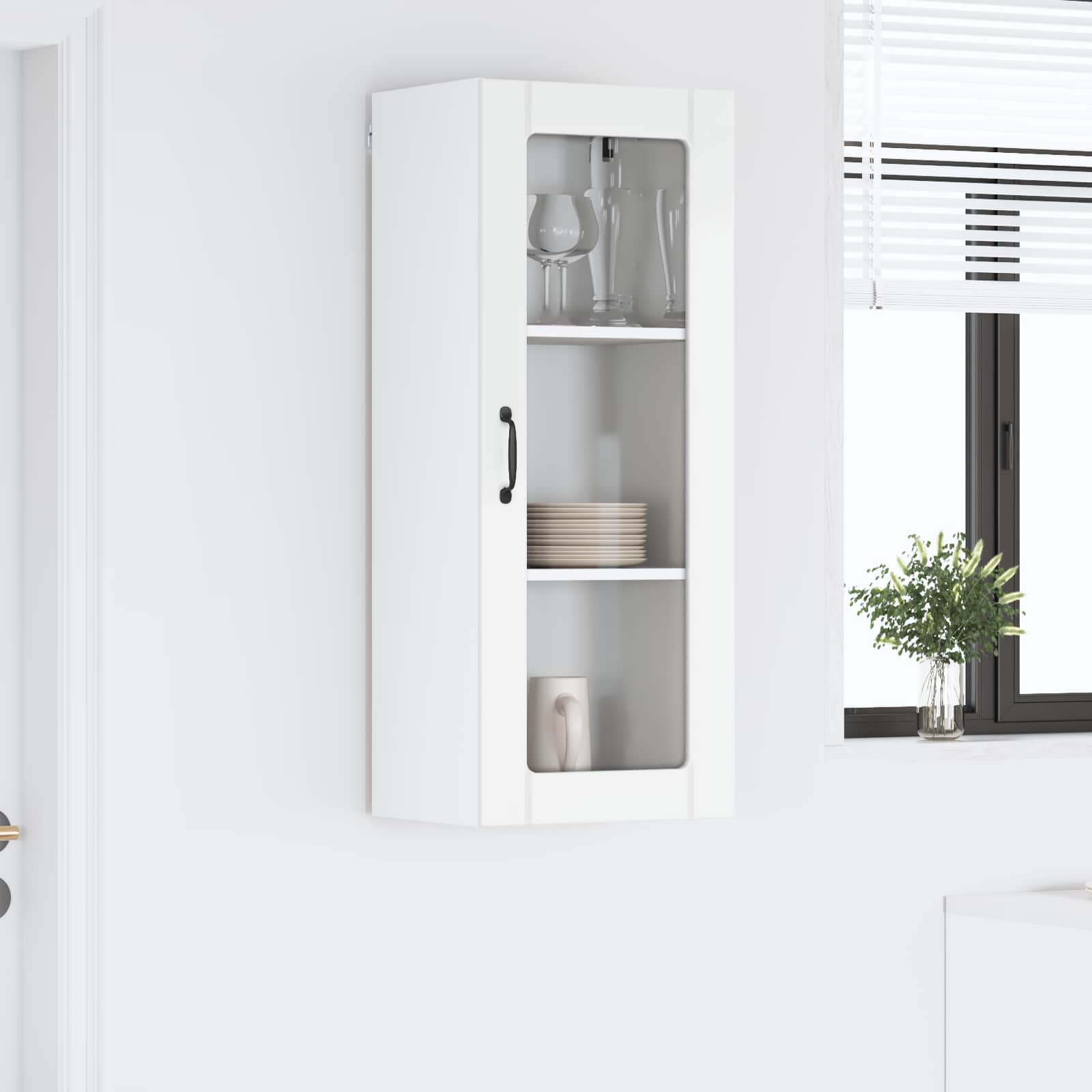 Vaatwasserpaneel Lucca Hoogglans Wit 40 x 31 x 100 cm is nu te koop bij PeponiXL, paradijselijk wonen!