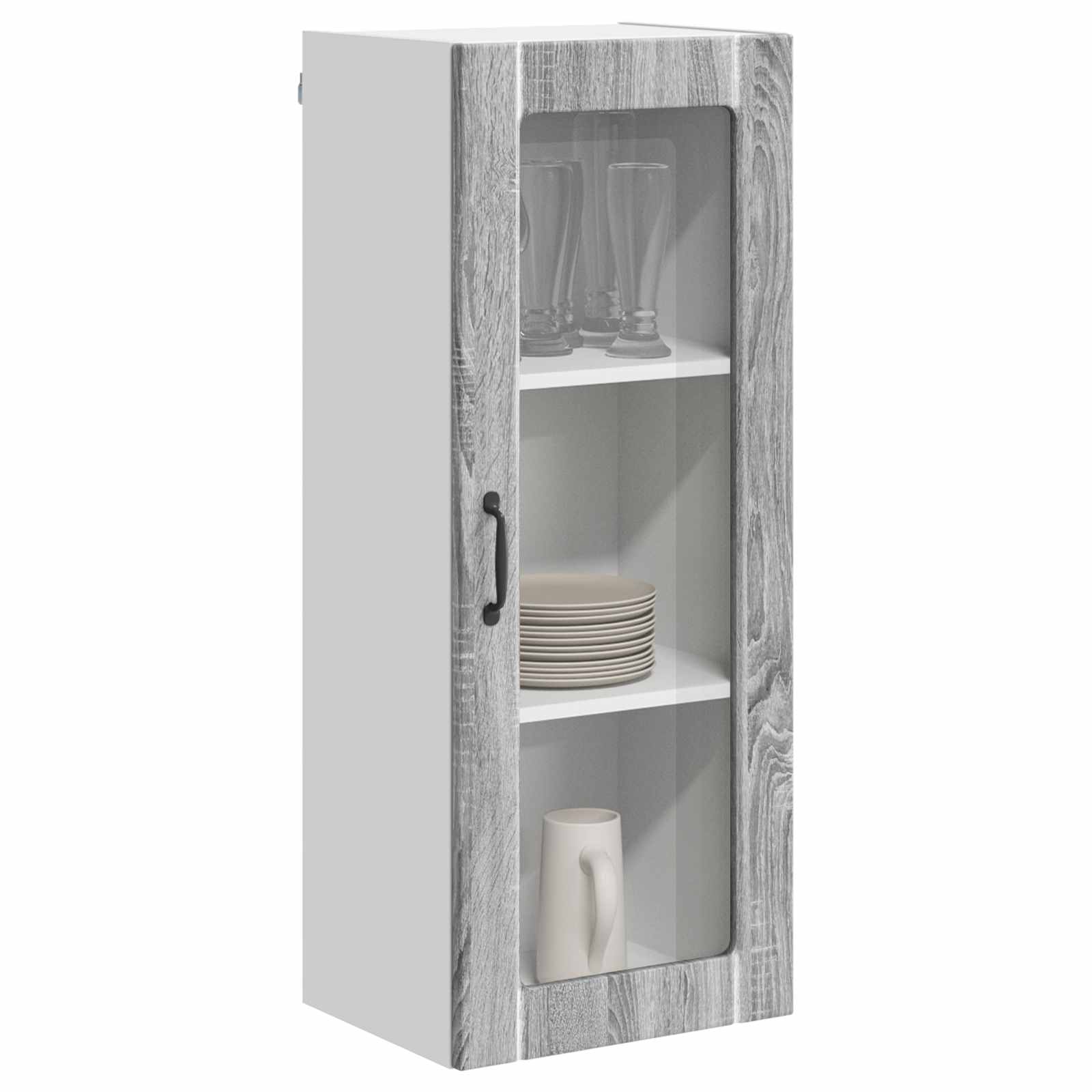 Keukenkast Grijs Sonoma 40 x 31 x 100 cm Bewerkt hout is nu te koop bij PeponiXL, paradijselijk wonen!