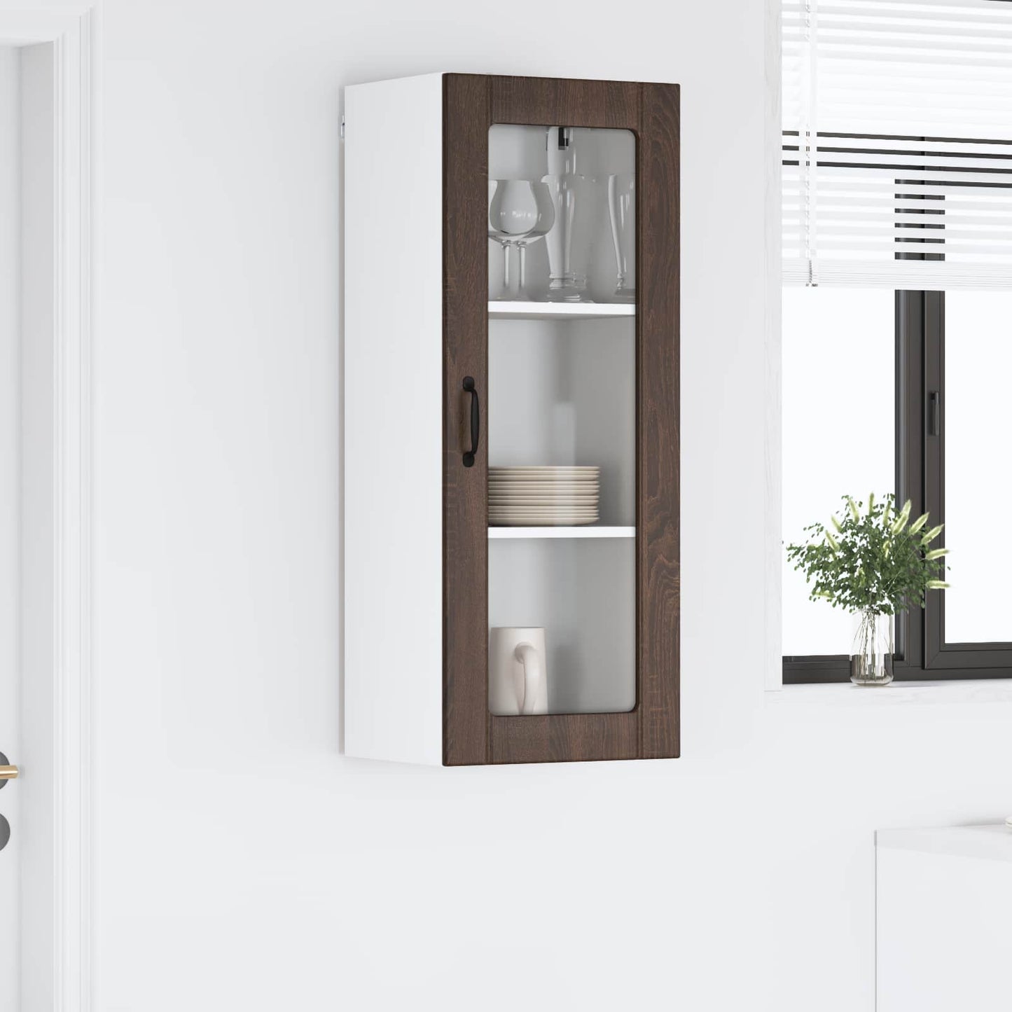 Vaatwasserpaneel Lucca Bruin eiken 40 x 31 x 100 cm is nu te koop bij PeponiXL, paradijselijk wonen!