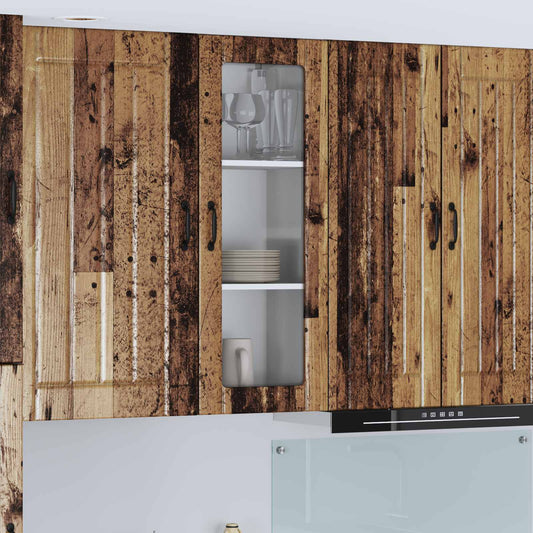 Vaatwasserpaneel Lucca Oud hout 40 x 31 x 100 cm Bewerkt hout is nu te koop bij PeponiXL, paradijselijk wonen!
