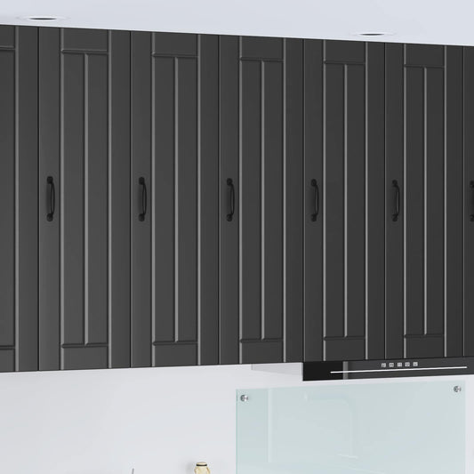 Vaatwasserpaneel Lucca Zwart 30 x 31 x 100 cm Bewerkt hout is nu te koop bij PeponiXL, paradijselijk wonen!