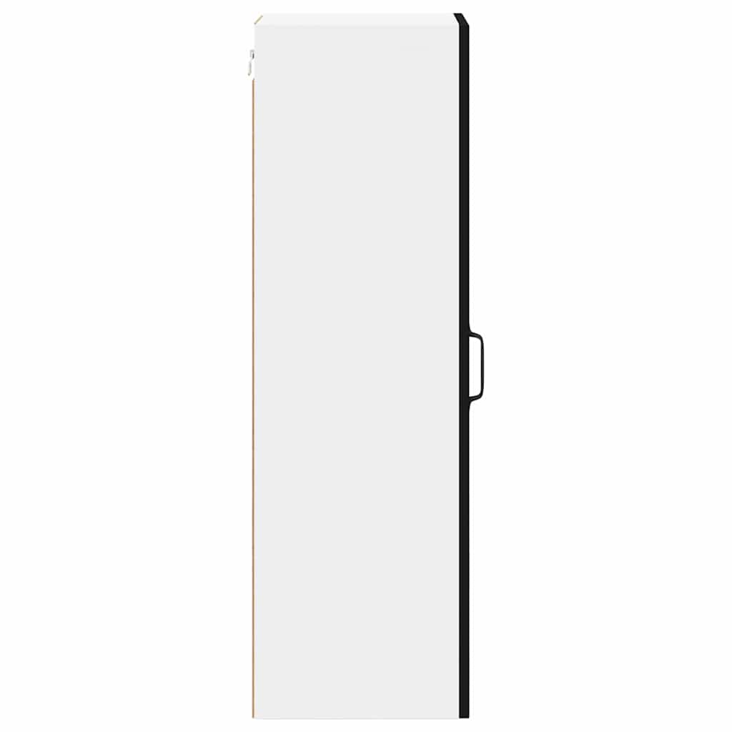 Keukenkast Zwart 30 x 31 x 100 cm Bewerkt hout is nu te koop bij PeponiXL, paradijselijk wonen!