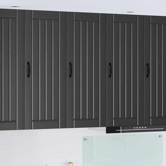 Vaatwasserpaneel Lucca Zwart 40 x 31 x 100 cm Bewerkt hout is nu te koop bij PeponiXL, paradijselijk wonen!