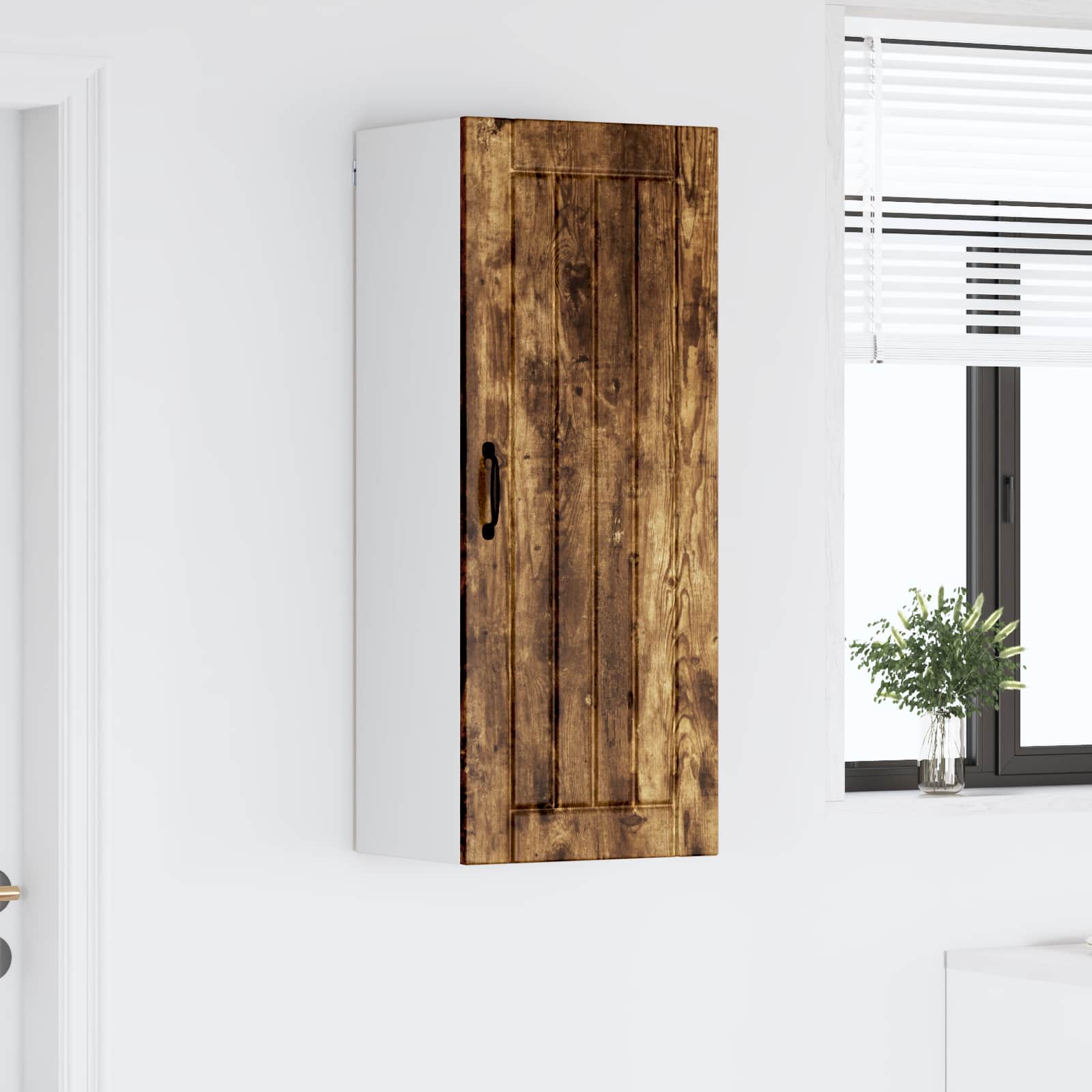 Vaatwasserpaneel Lucca Gerookt eiken 40 x 31 x 100 cm is nu te koop bij PeponiXL, paradijselijk wonen!