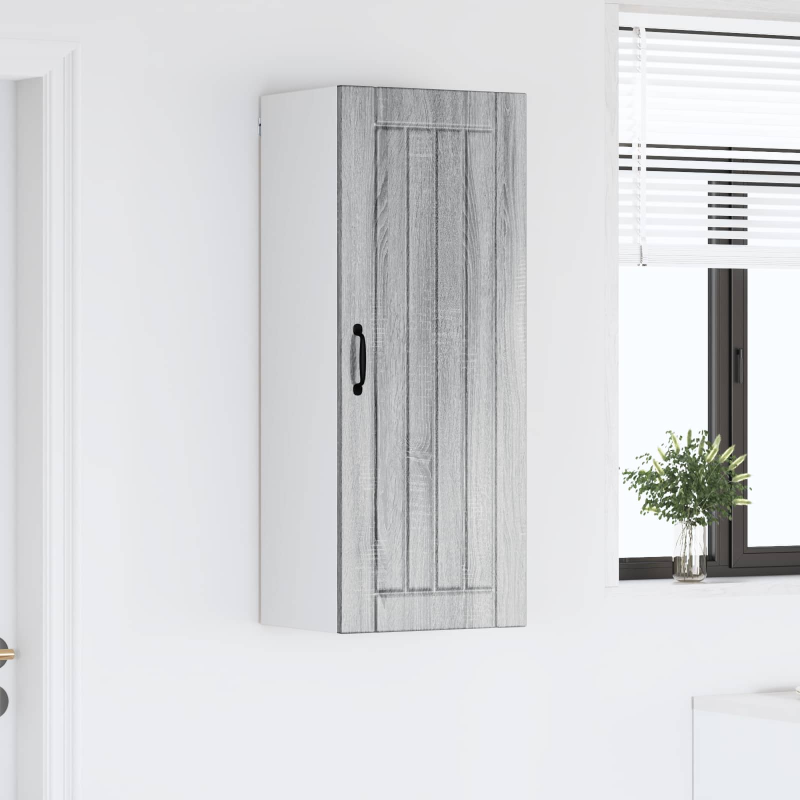 Keukenkast Grijs Sonoma 40 x 31 x 100 cm Bewerkt hout is nu te koop bij PeponiXL, paradijselijk wonen!