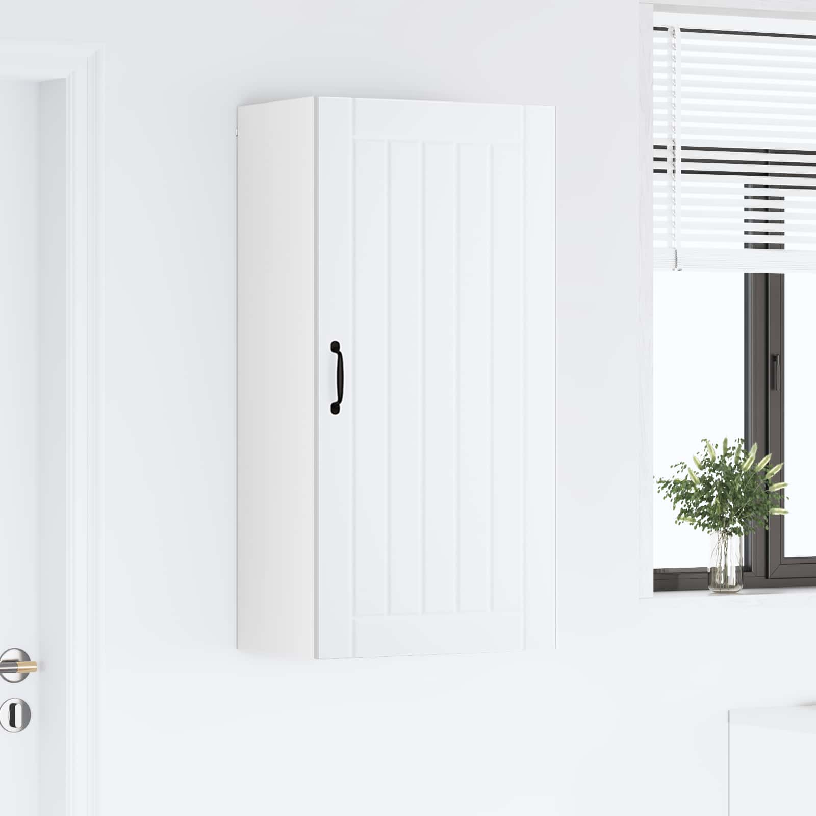 Keukenkast Wit 50 x 31 x 100 cm Bewerkt hout is nu te koop bij PeponiXL, paradijselijk wonen!