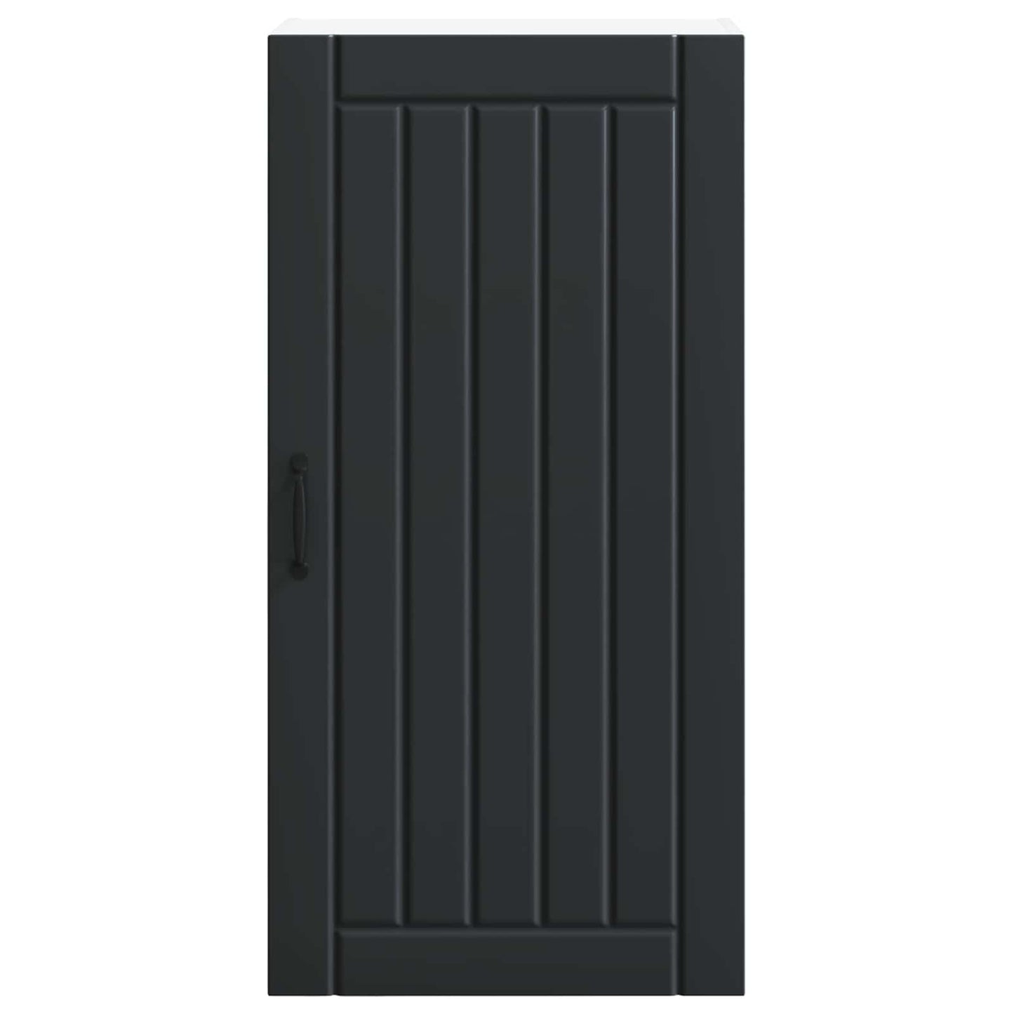 Keukenkast Zwart 50 x 31 x 100 cm Bewerkt hout is nu te koop bij PeponiXL, paradijselijk wonen!