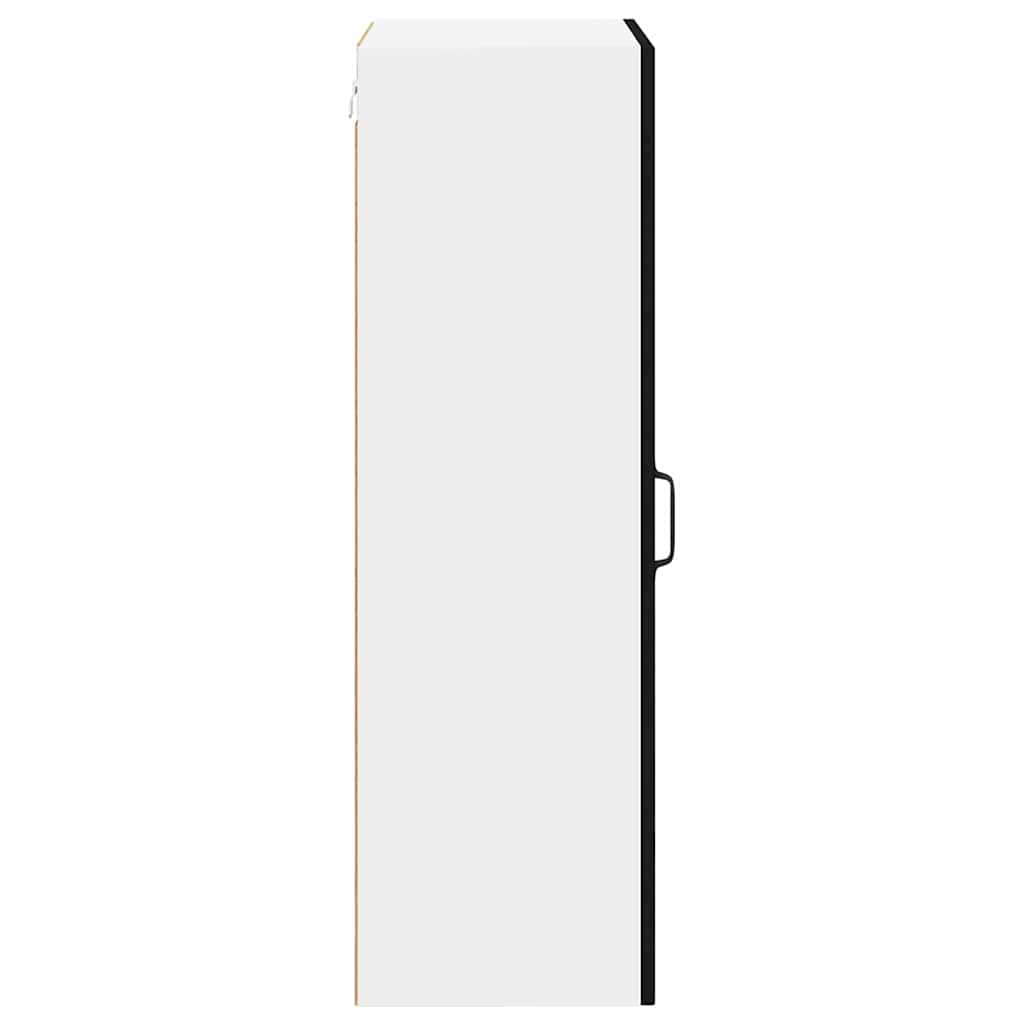 Keukenkast Zwart 50 x 31 x 100 cm Bewerkt hout is nu te koop bij PeponiXL, paradijselijk wonen!