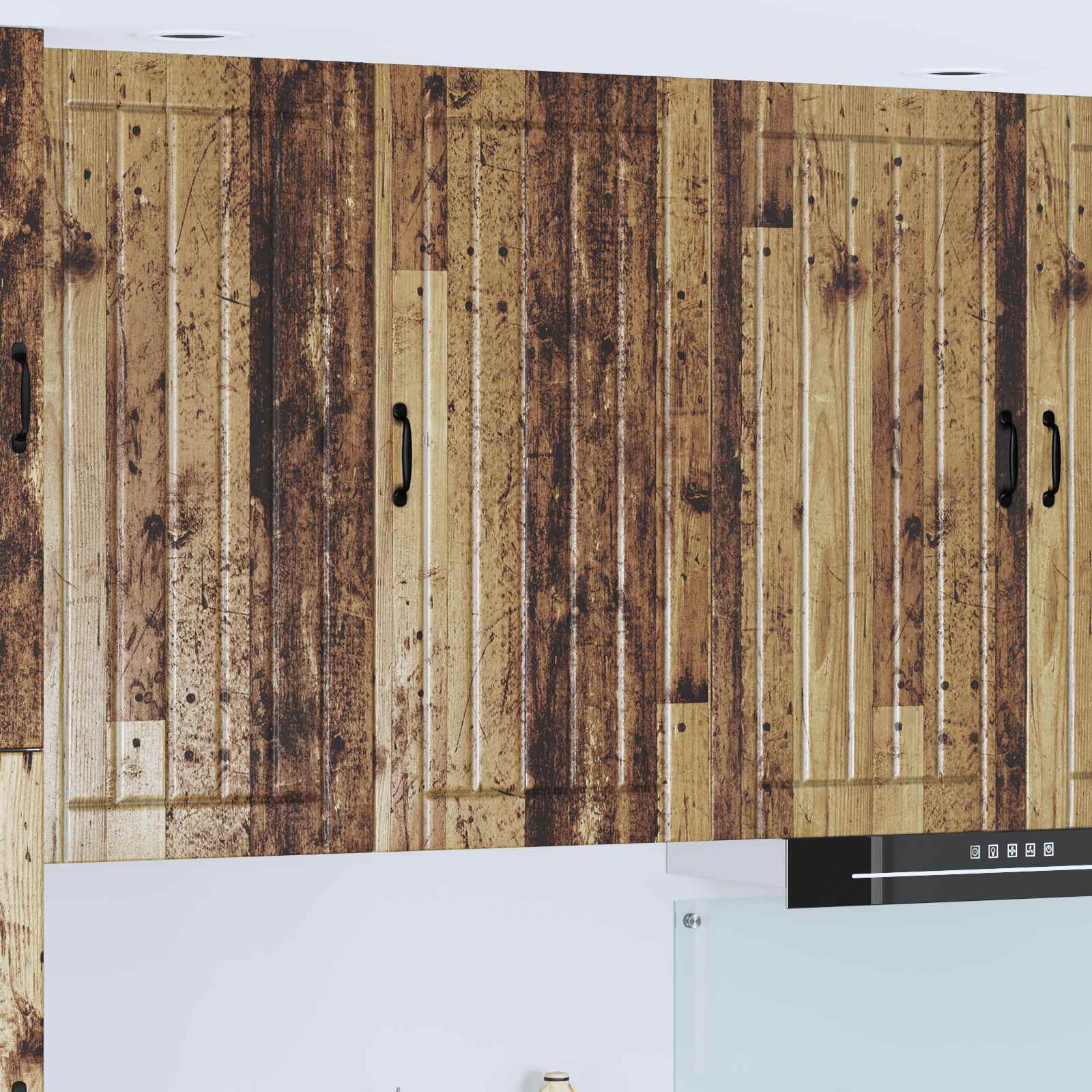 Keukenkast Oudhout 50 x 31 x 100 cm Bewerkt hout is nu te koop bij PeponiXL, paradijselijk wonen!