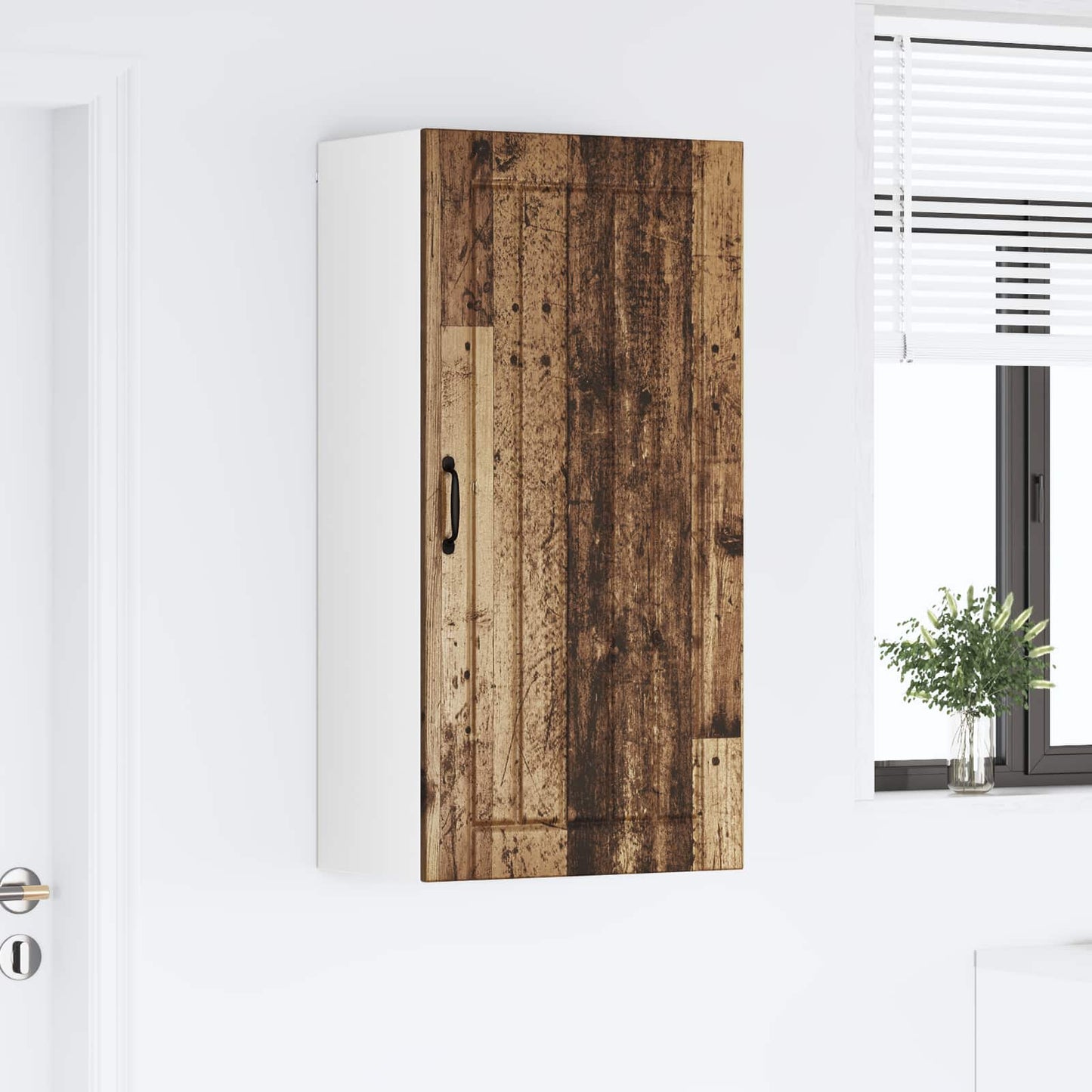 Keukenkast Oudhout 50 x 31 x 100 cm Bewerkt hout is nu te koop bij PeponiXL, paradijselijk wonen!