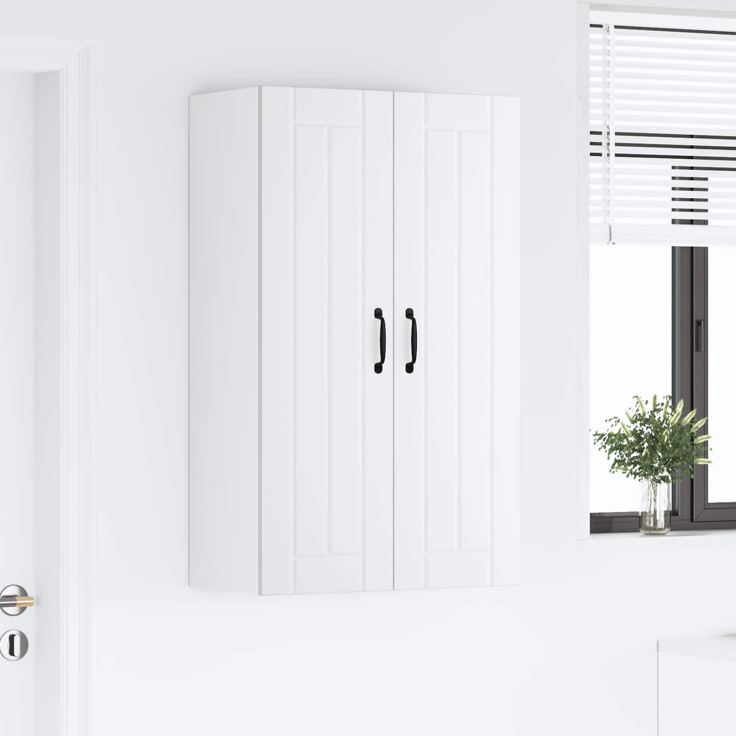 Vaatwasserpaneel Lucca Wit 60 x 31 x 100 cm Bewerkt hout is nu te koop bij PeponiXL, paradijselijk wonen!