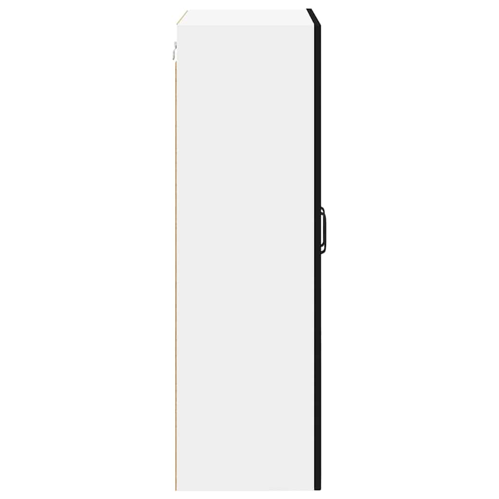 Keukenkast Zwart 60 x 31 x 100 cm Bewerkt hout is nu te koop bij PeponiXL, paradijselijk wonen!