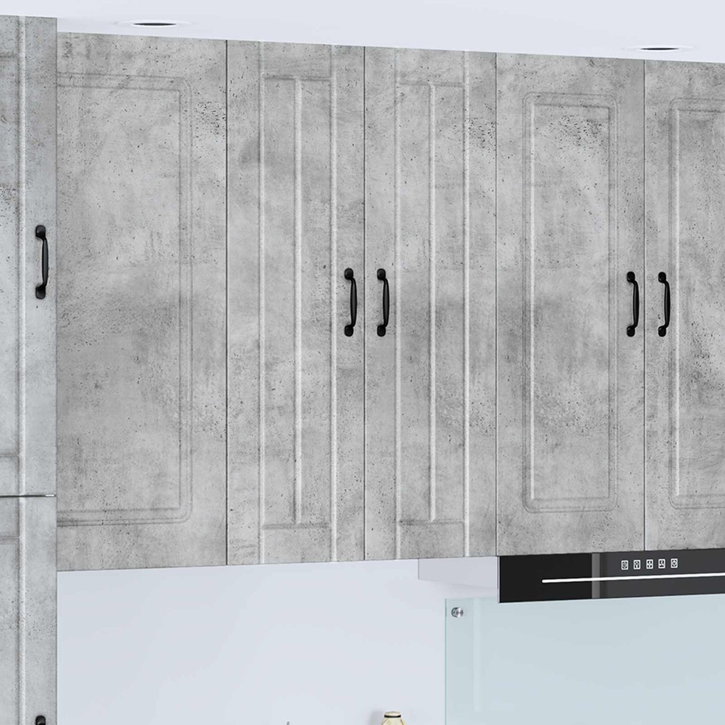 Vaatwasserpaneel Lucca Betongrijs 60 x 31 x 100 cm Bewerkt hout is nu te koop bij PeponiXL, paradijselijk wonen!