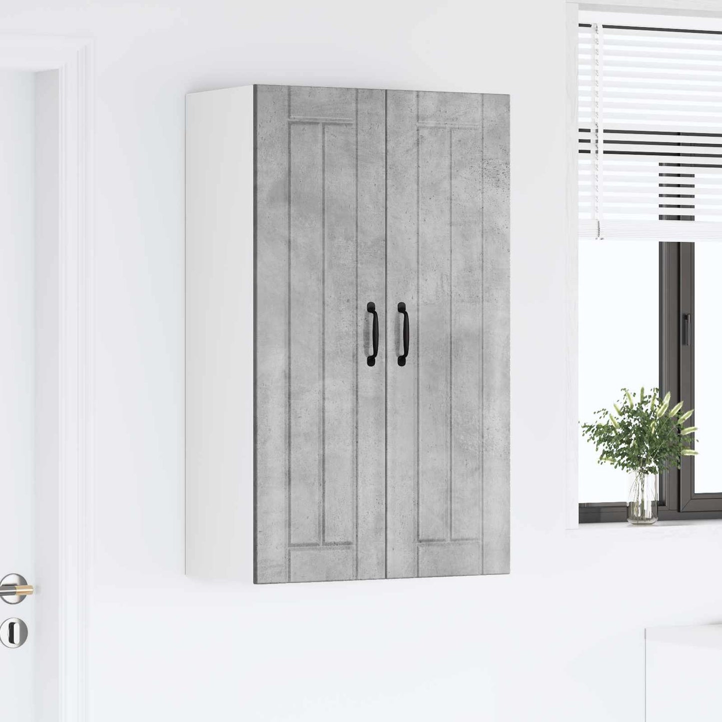 Vaatwasserpaneel Lucca Betongrijs 60 x 31 x 100 cm Bewerkt hout is nu te koop bij PeponiXL, paradijselijk wonen!