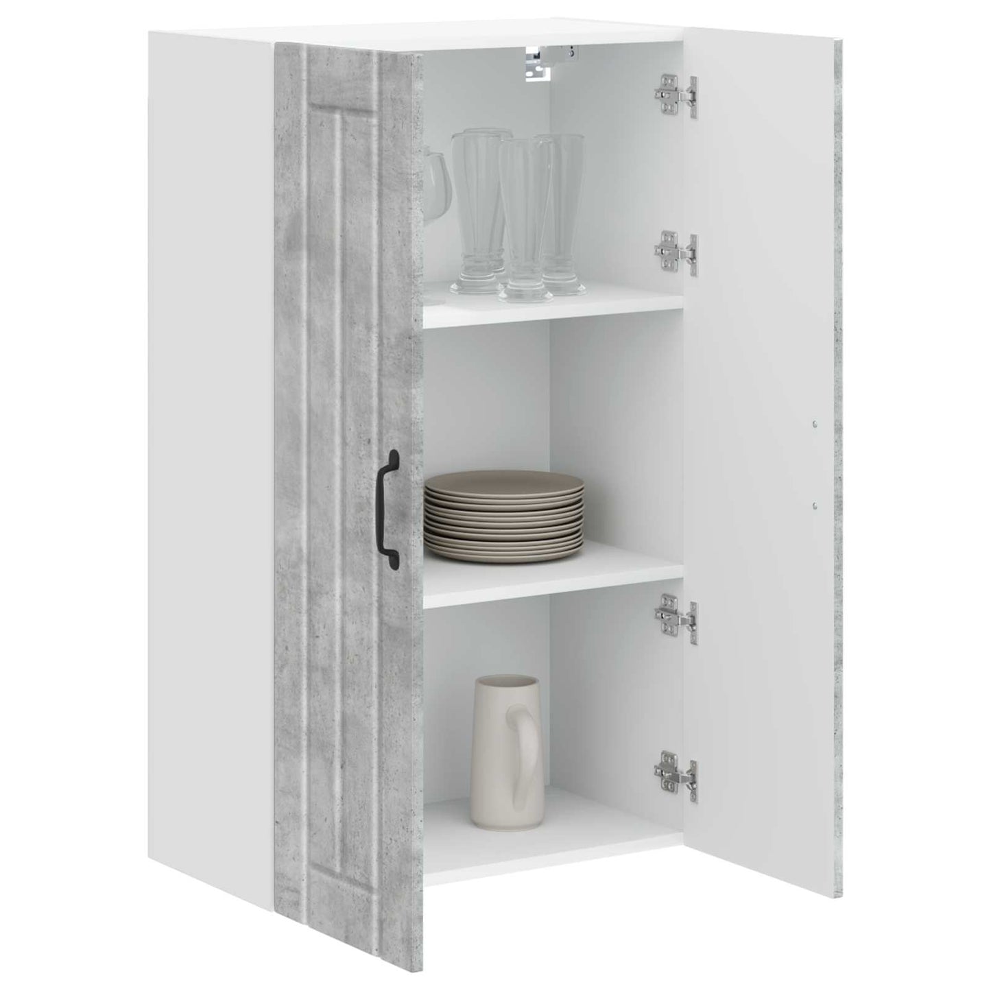 Vaatwasserpaneel Lucca Betongrijs 60 x 31 x 100 cm Bewerkt hout is nu te koop bij PeponiXL, paradijselijk wonen!