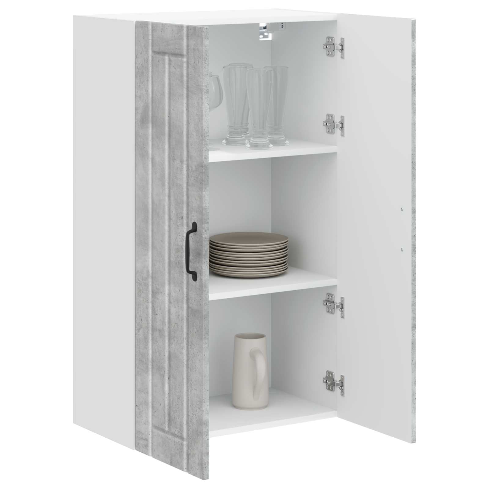 Vaatwasserpaneel Lucca Betongrijs 60 x 31 x 100 cm Bewerkt hout is nu te koop bij PeponiXL, paradijselijk wonen!