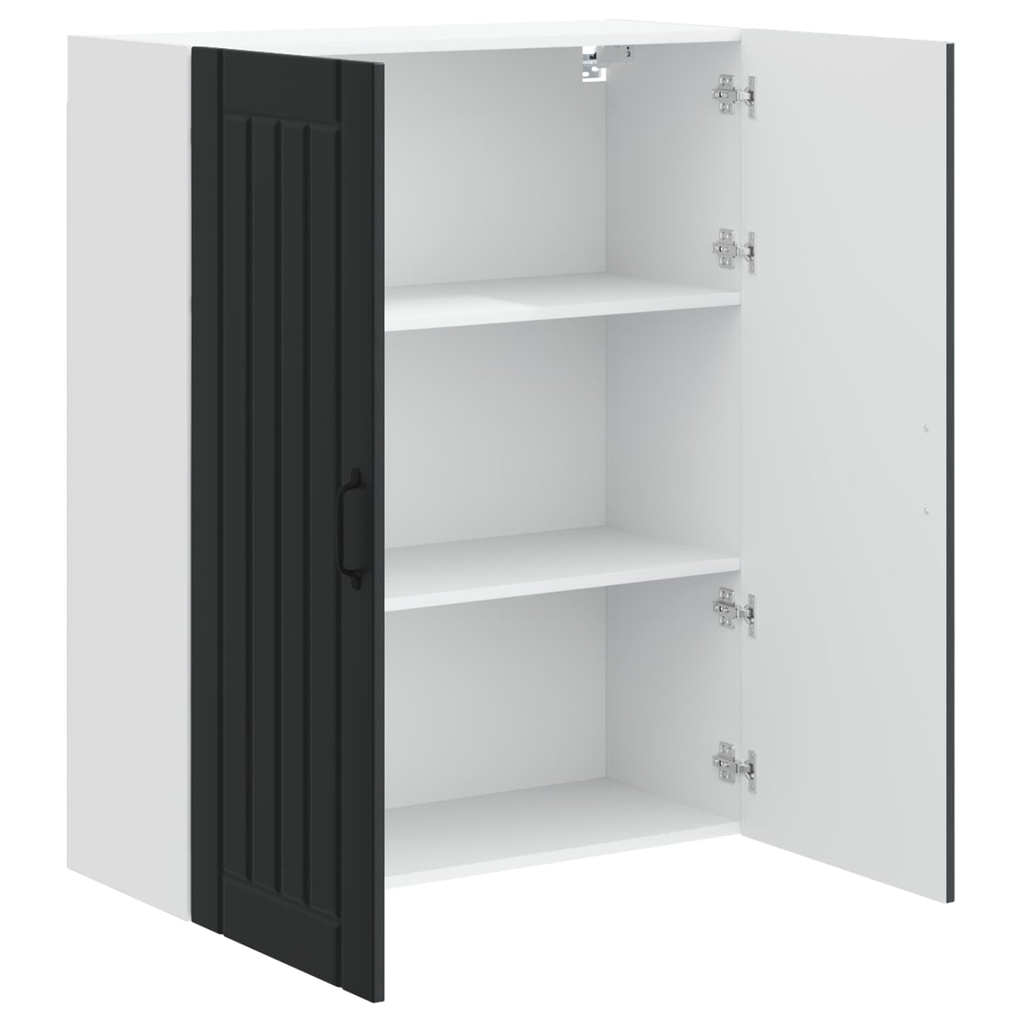 Vaatwasserpaneel Lucca Zwart 80 x 31 x 100 cm Bewerkt hout is nu te koop bij PeponiXL, paradijselijk wonen!