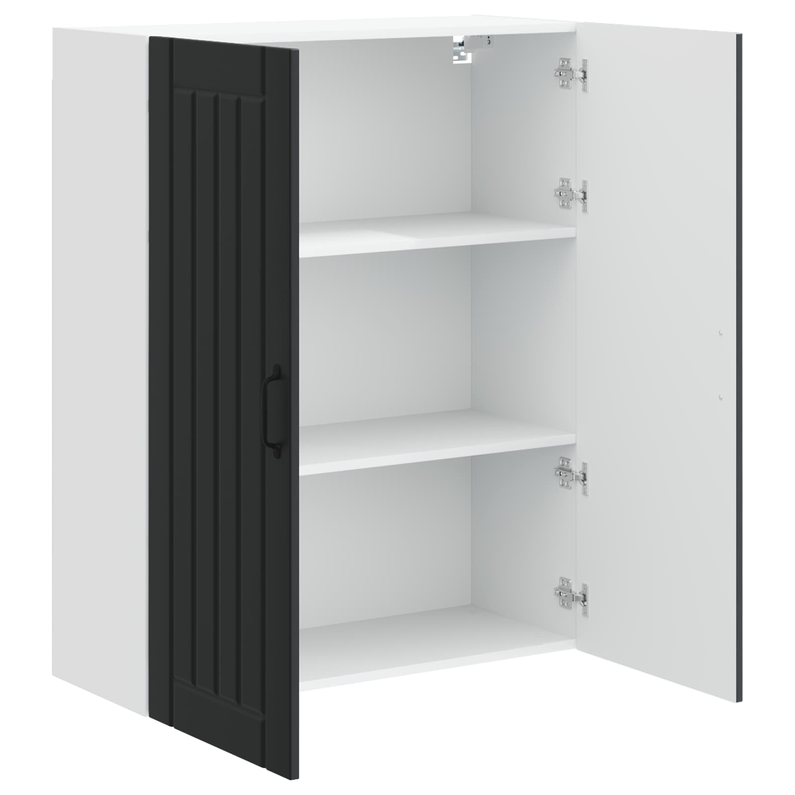 Vaatwasserpaneel Lucca Zwart 80 x 31 x 100 cm Bewerkt hout is nu te koop bij PeponiXL, paradijselijk wonen!