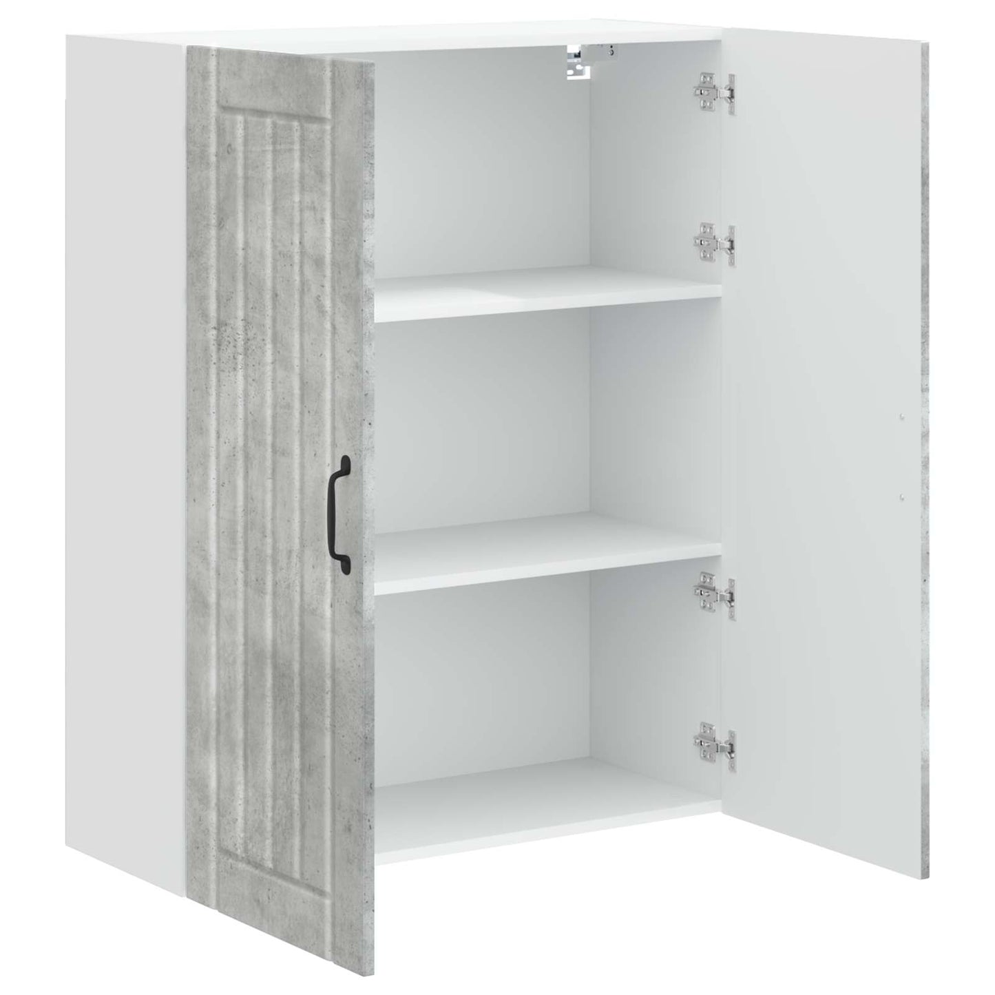 Keukenkast Beton Grijs 80 x 31 x 100 cm Bewerkt hout is nu te koop bij PeponiXL, paradijselijk wonen!