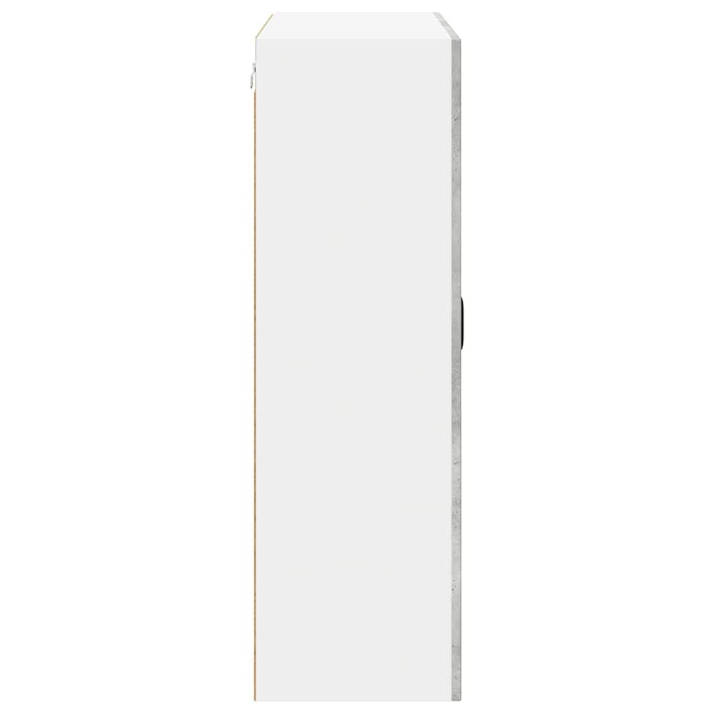 Keukenkast Beton Grijs 80 x 31 x 100 cm Bewerkt hout is nu te koop bij PeponiXL, paradijselijk wonen!