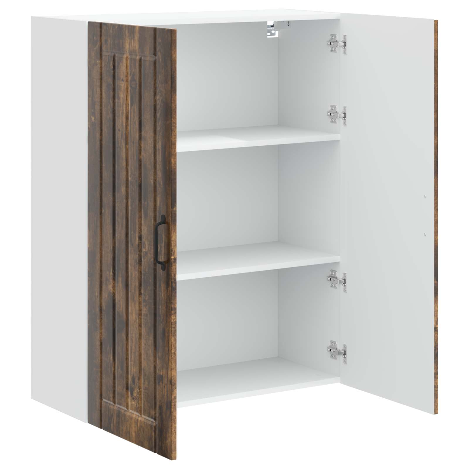 Keukenkast Gerookt eiken 80 x 31 x 100 cm Bewerkt hout is nu te koop bij PeponiXL, paradijselijk wonen!