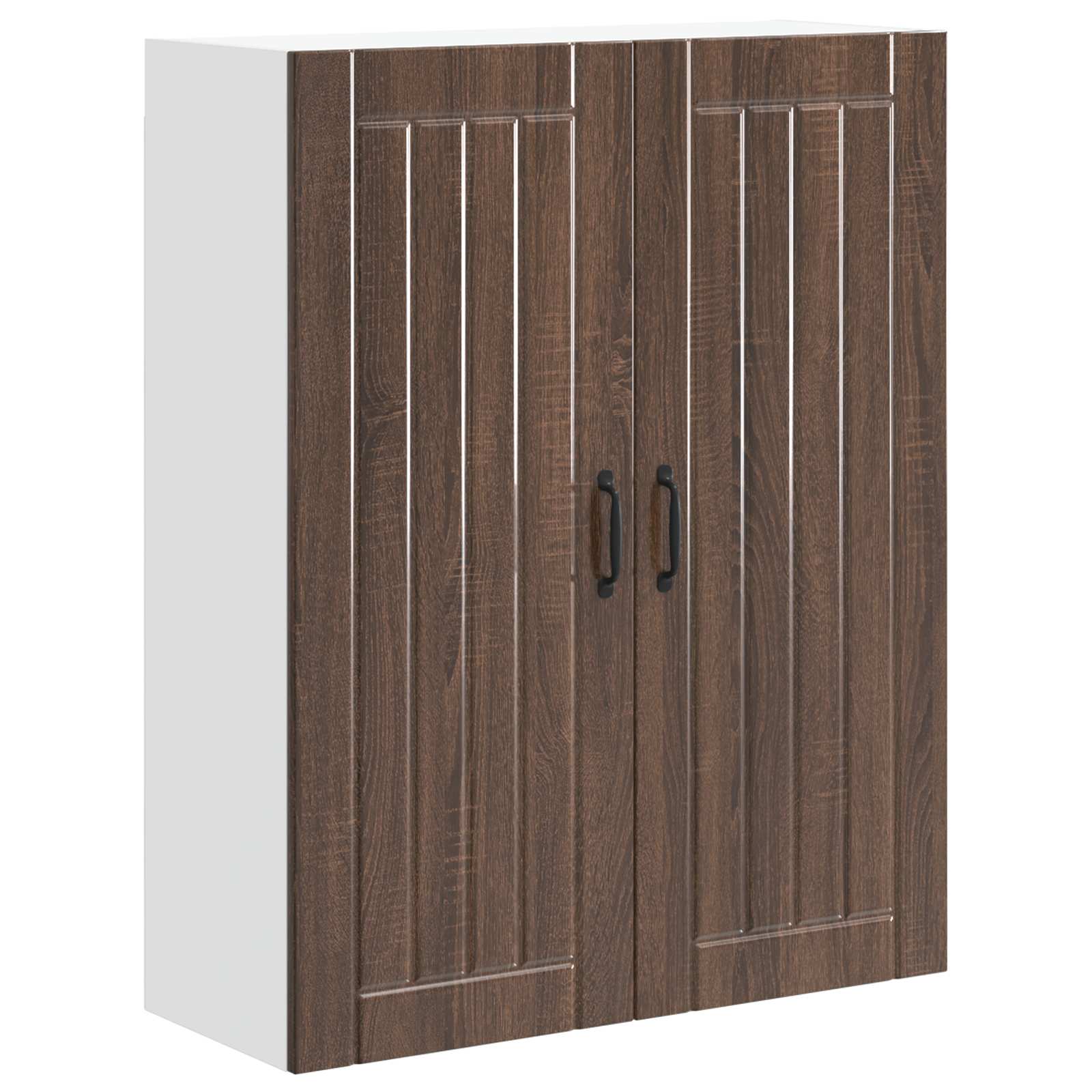 Keukenkast aan de muur Lucca Bruin eiken 80 x 31 x 100 cm is nu te koop bij PeponiXL, paradijselijk wonen!