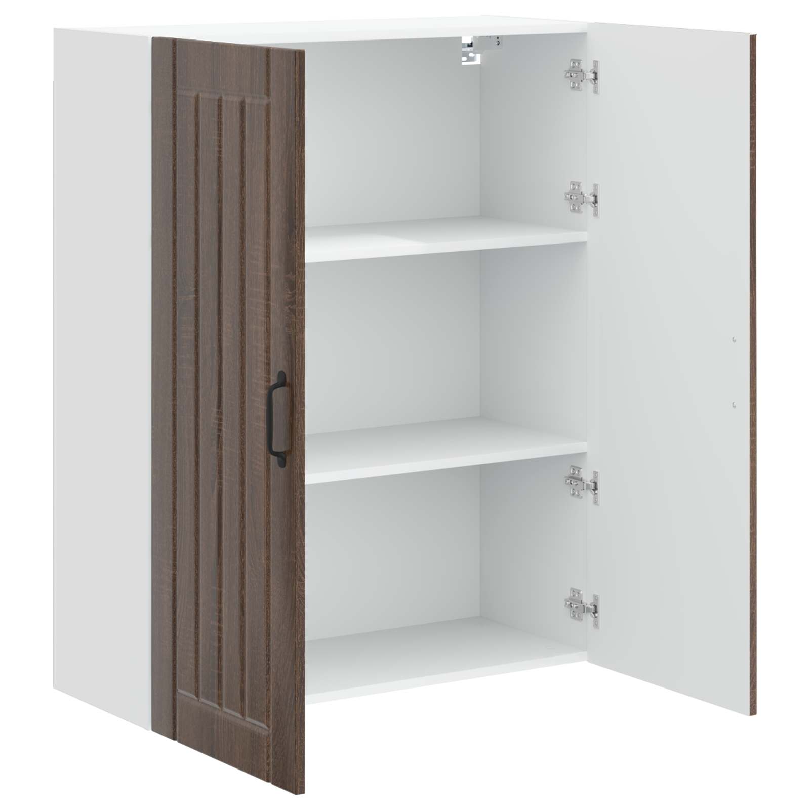 Keukenkast aan de muur Lucca Bruin eiken 80 x 31 x 100 cm is nu te koop bij PeponiXL, paradijselijk wonen!