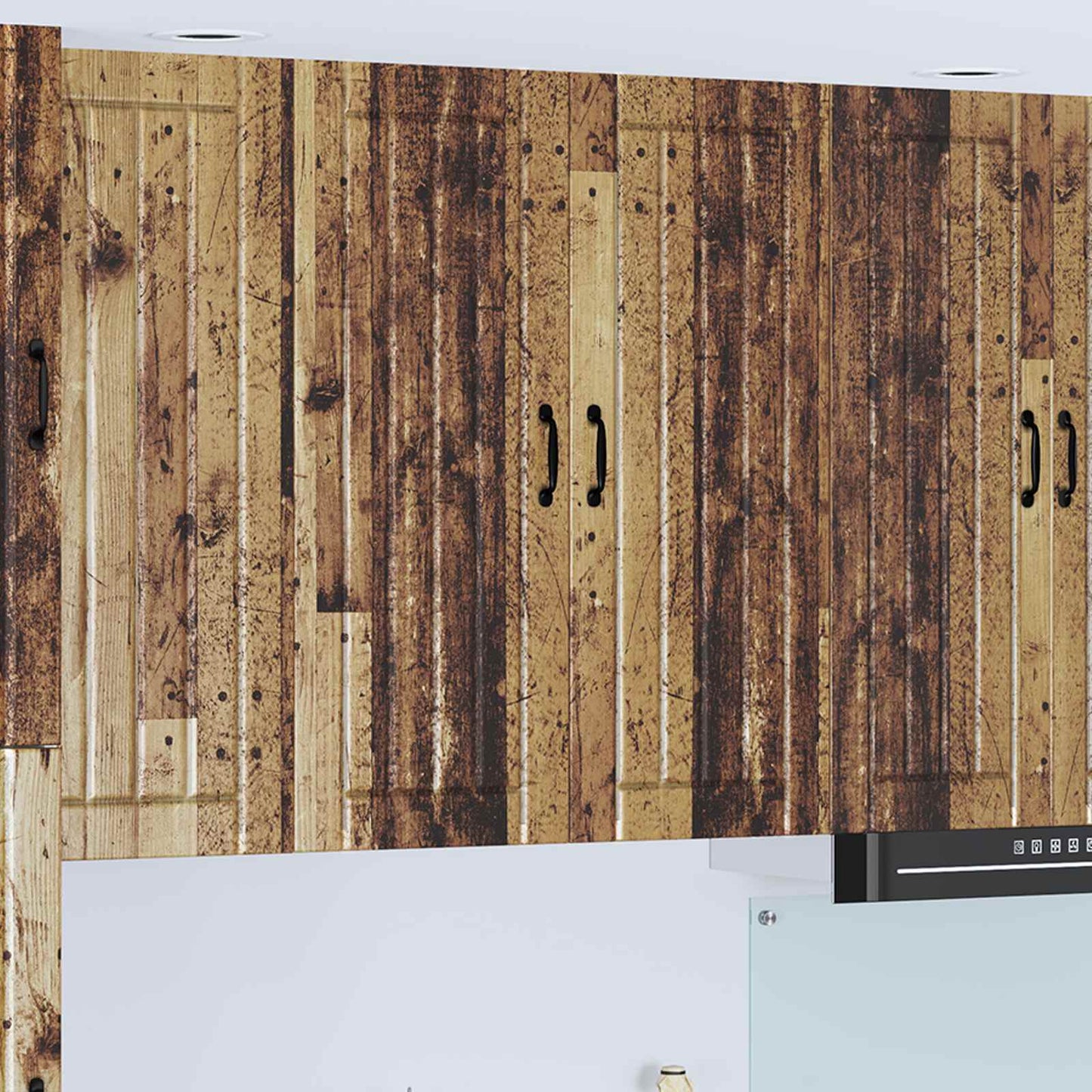 Vaatwasserpaneel Lucca Oud hout 80 x 31 x 100 cm Bewerkt hout is nu te koop bij PeponiXL, paradijselijk wonen!