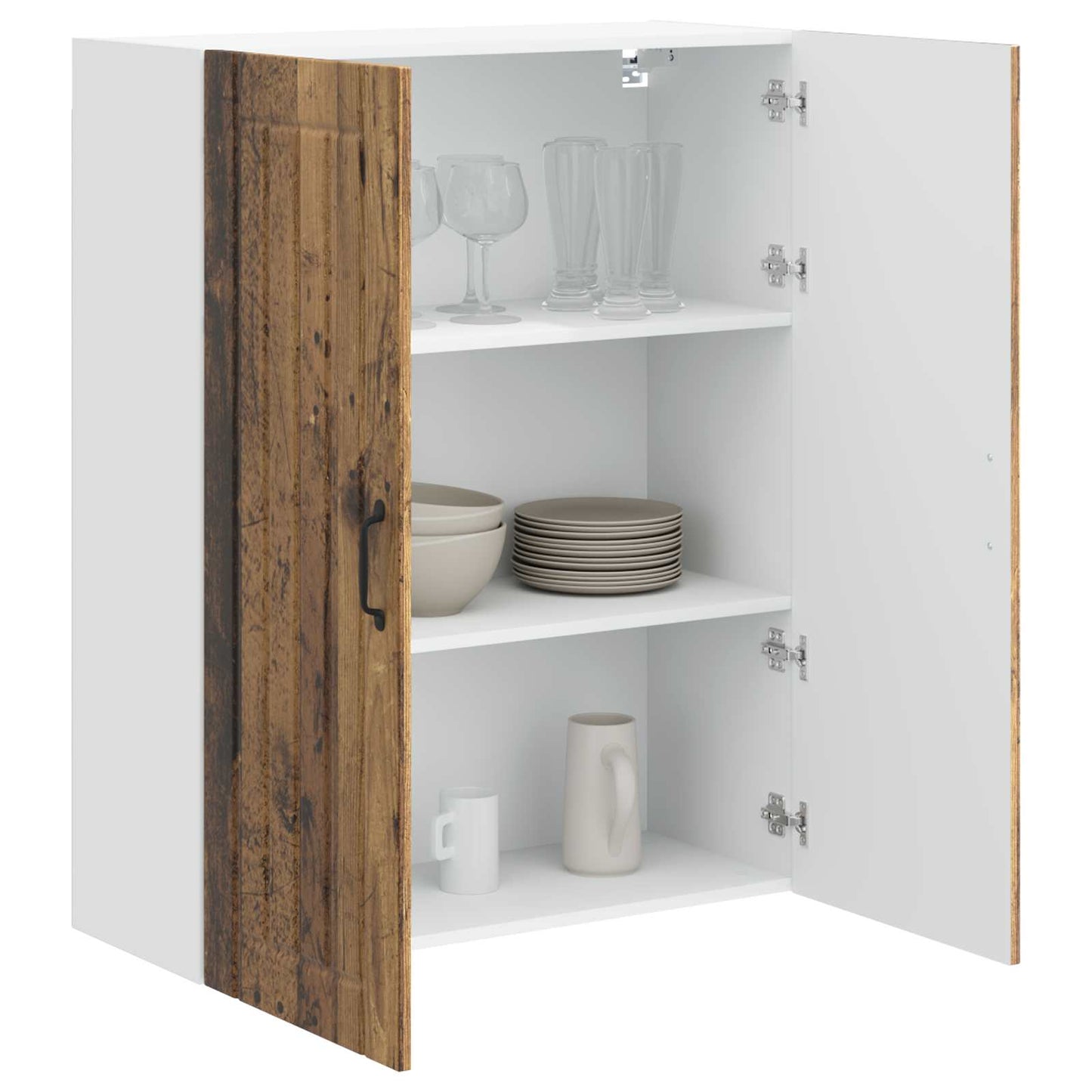 Vaatwasserpaneel Lucca Oud hout 80 x 31 x 100 cm Bewerkt hout is nu te koop bij PeponiXL, paradijselijk wonen!