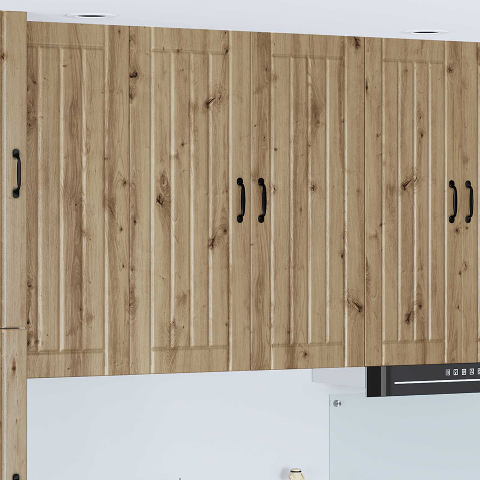 Keukenkast Artisan Eiken 80 x 31 x 100 cm Bewerkt hout is nu te koop bij PeponiXL, paradijselijk wonen!