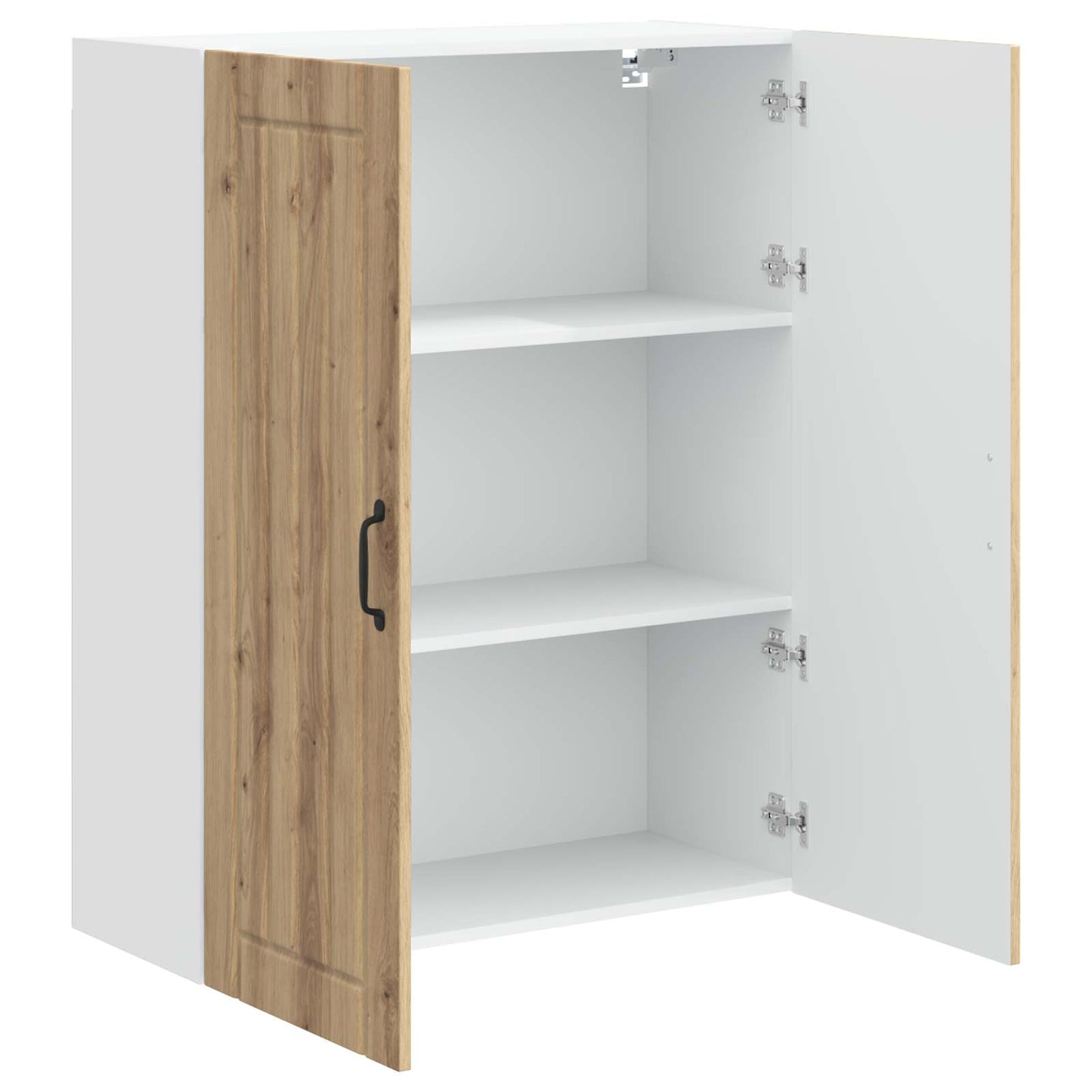 Keukenkast Artisan Eiken 80 x 31 x 100 cm Bewerkt hout is nu te koop bij PeponiXL, paradijselijk wonen!