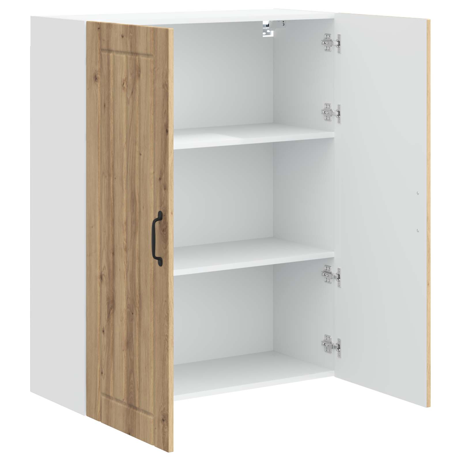 Keukenkast Artisan Eiken 80 x 31 x 100 cm Bewerkt hout is nu te koop bij PeponiXL, paradijselijk wonen!