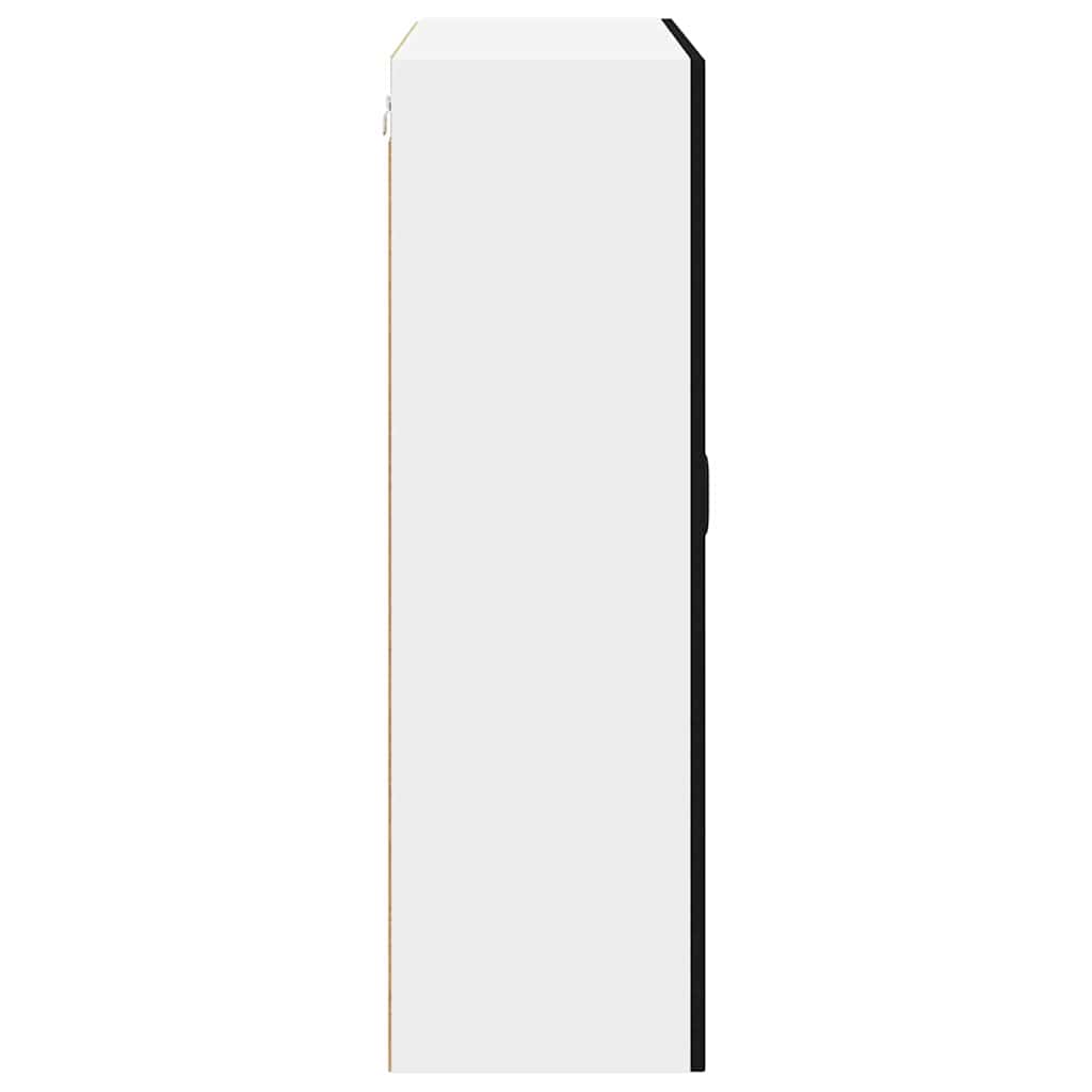 Keukenkast aan de muur Zwart 80 x 31 x 100 cm Bewerkt hout is nu te koop bij PeponiXL, paradijselijk wonen!