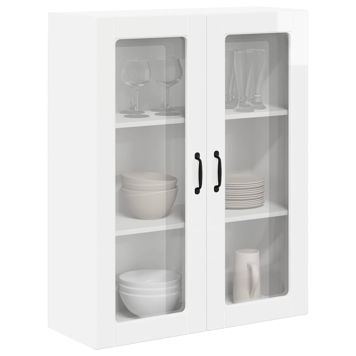 Keukenkast aan de muur Lucca Hoogglans Wit 80 x 31 x 100 cm is nu te koop bij PeponiXL, paradijselijk wonen!