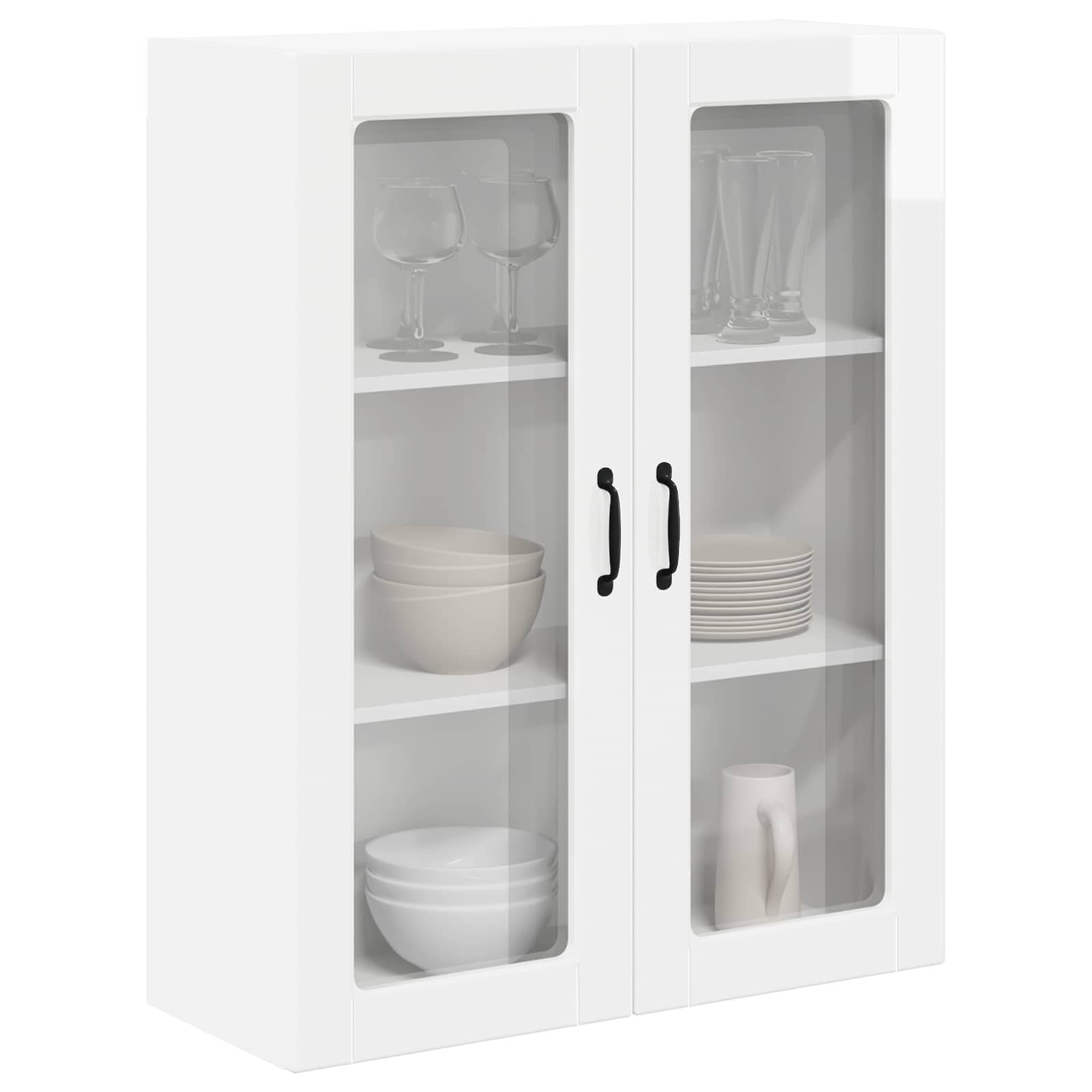Keukenkast aan de muur Lucca Hoogglans Wit 80 x 31 x 100 cm is nu te koop bij PeponiXL, paradijselijk wonen!