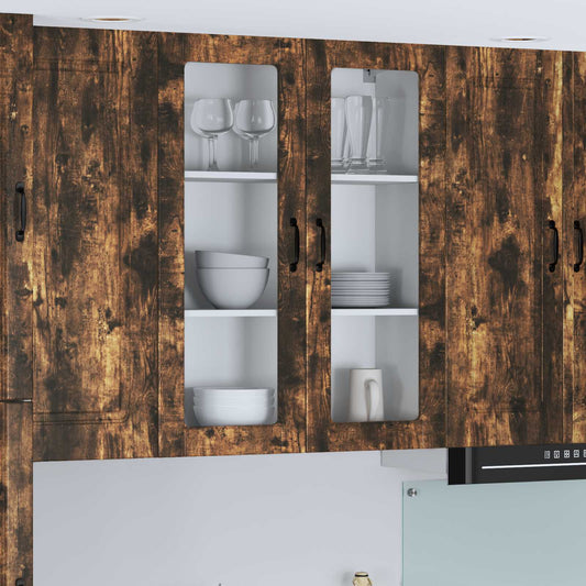 Keukenkast aan de muur Lucca Gerookt eiken 80 x 31 x 100 cm is nu te koop bij PeponiXL, paradijselijk wonen!