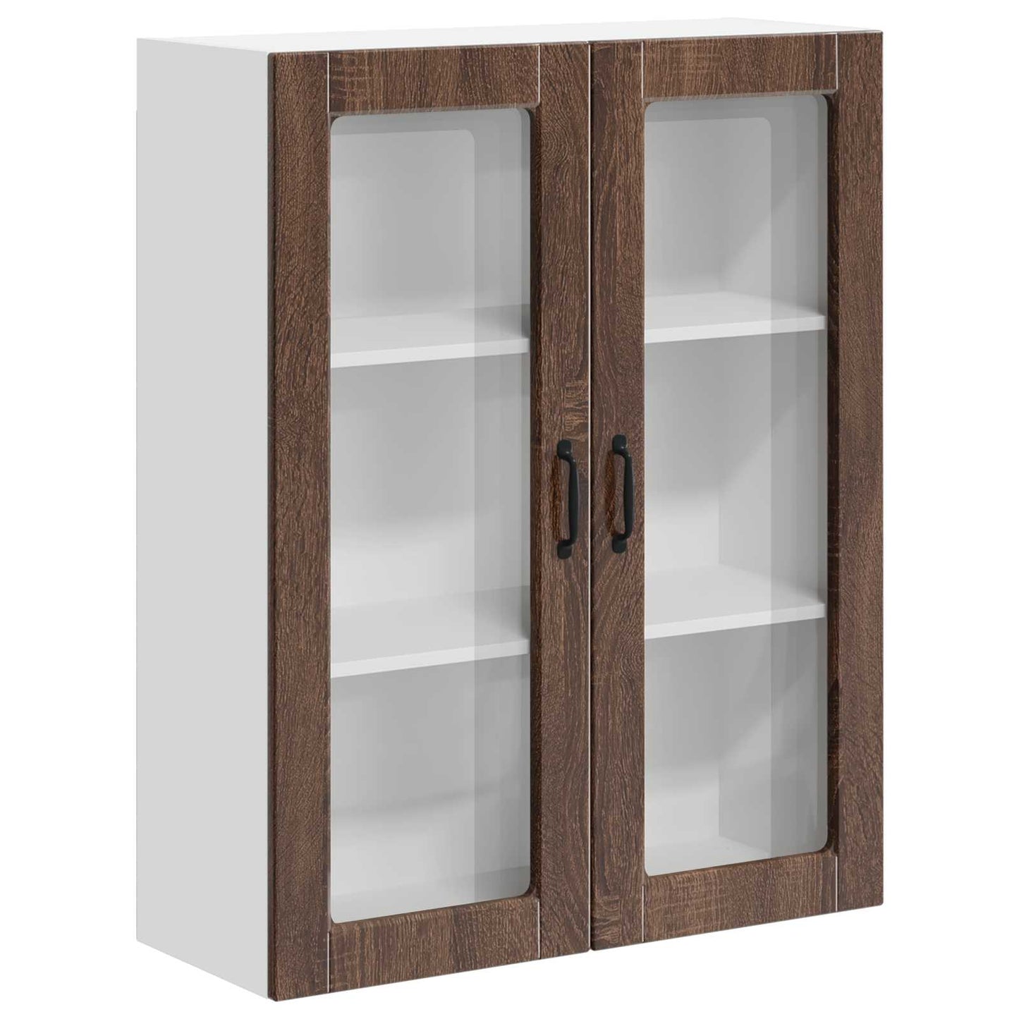 Keukenkast aan de muur Lucca Bruin eiken 80 x 31 x 100 cm is nu te koop bij PeponiXL, paradijselijk wonen!