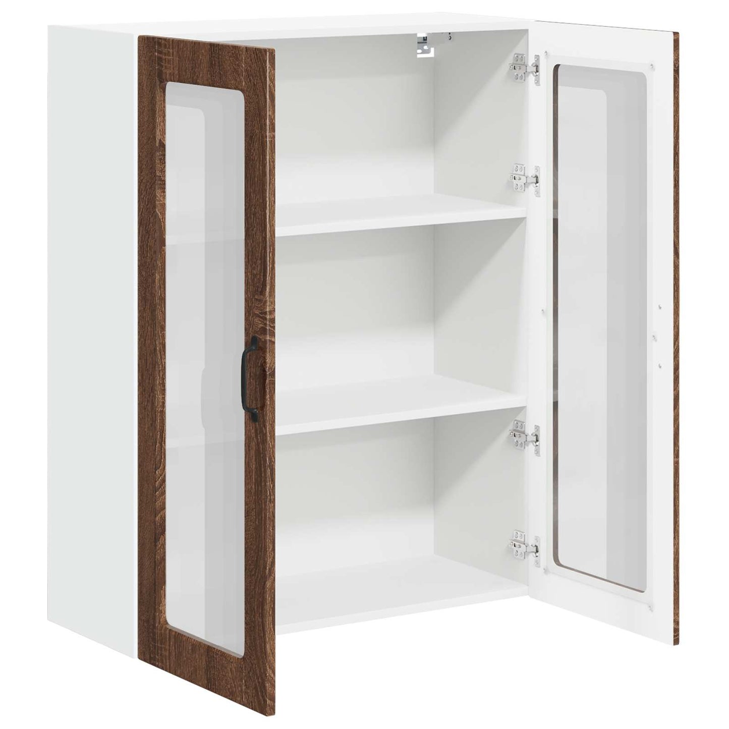 Keukenkast aan de muur Lucca Bruin eiken 80 x 31 x 100 cm is nu te koop bij PeponiXL, paradijselijk wonen!