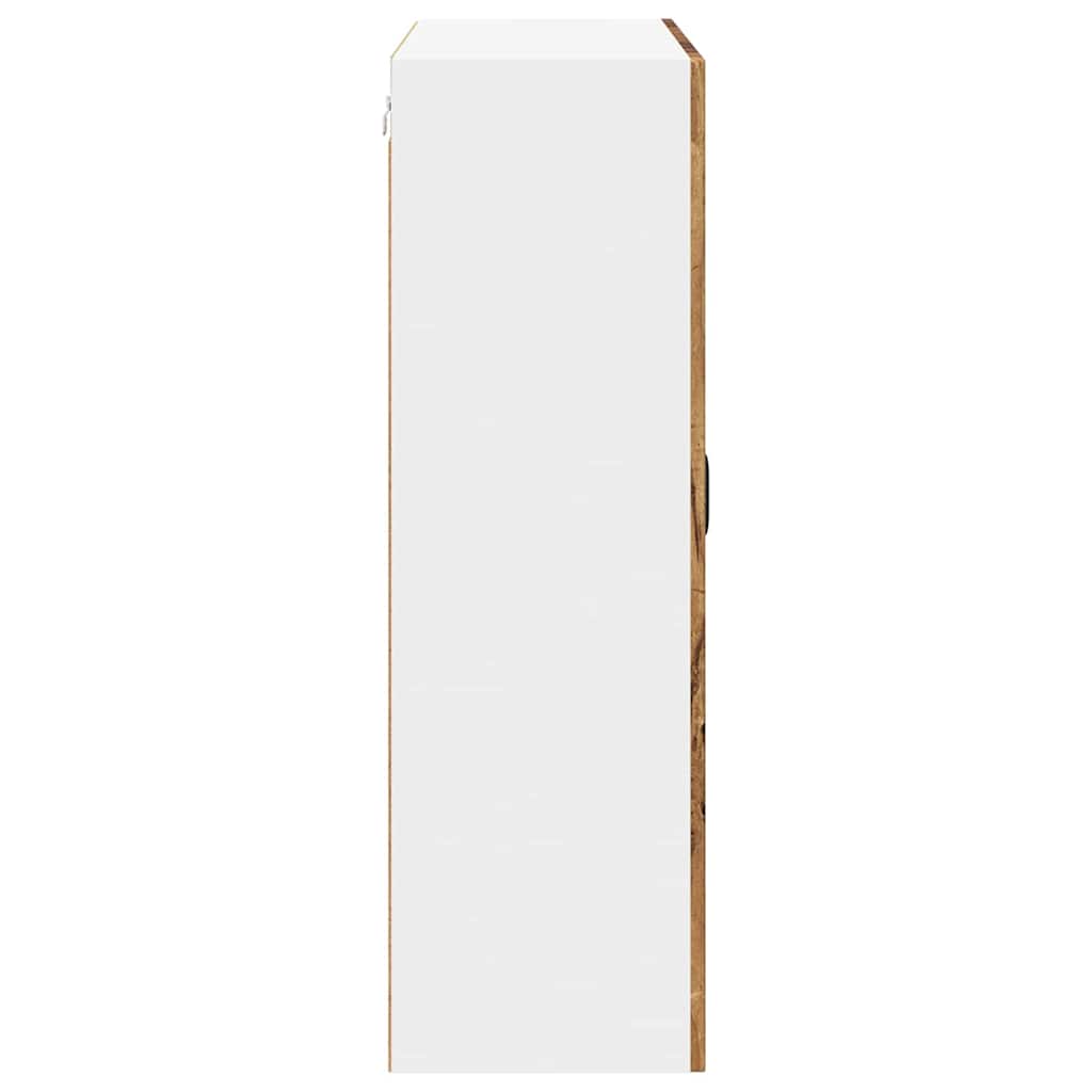 Keukenkast aan de muur Oudhout 80 x 31 x 100 cm Bewerkt hout is nu te koop bij PeponiXL, paradijselijk wonen!