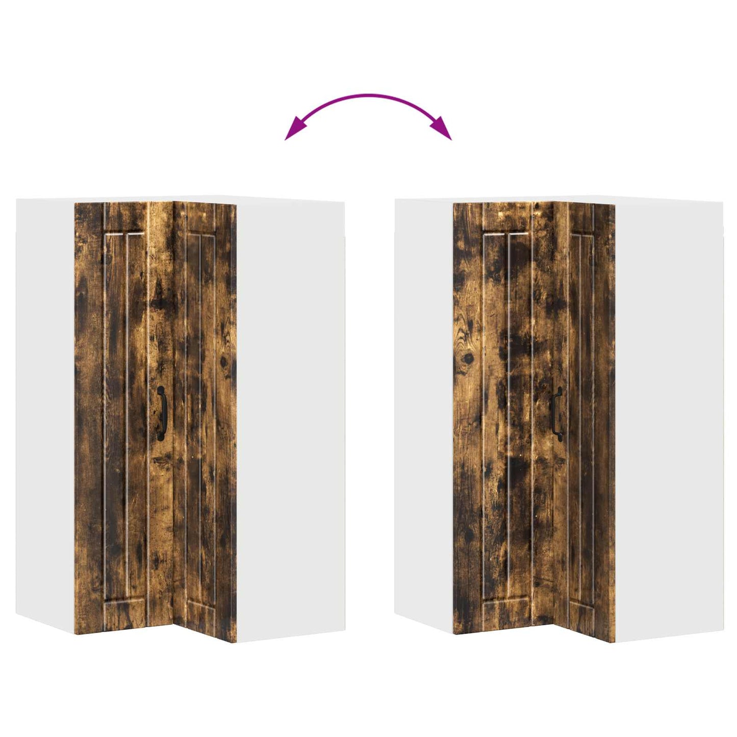 Vaatwasserpaneel Lucca Gerookt eiken 57 x 57 x 100 cm is nu te koop bij PeponiXL, paradijselijk wonen!