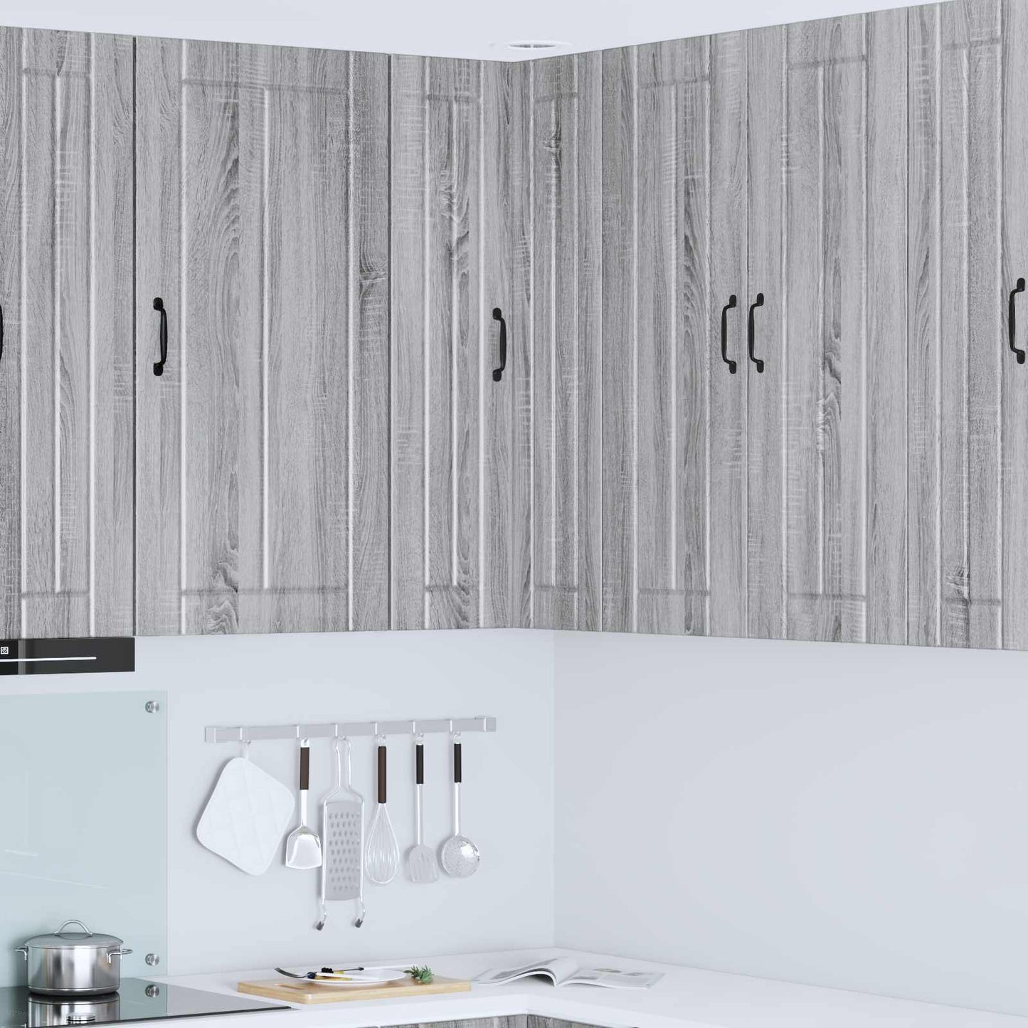 Keukenkast Grijs Sonoma 57 x 57 x 100 cm Bewerkt hout is nu te koop bij PeponiXL, paradijselijk wonen!