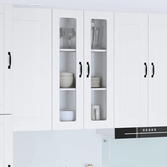 Keukenkast aan de muur Lucca Wit 60 x 31 x 100 cm Bewerkt hout is nu te koop bij PeponiXL, paradijselijk wonen!