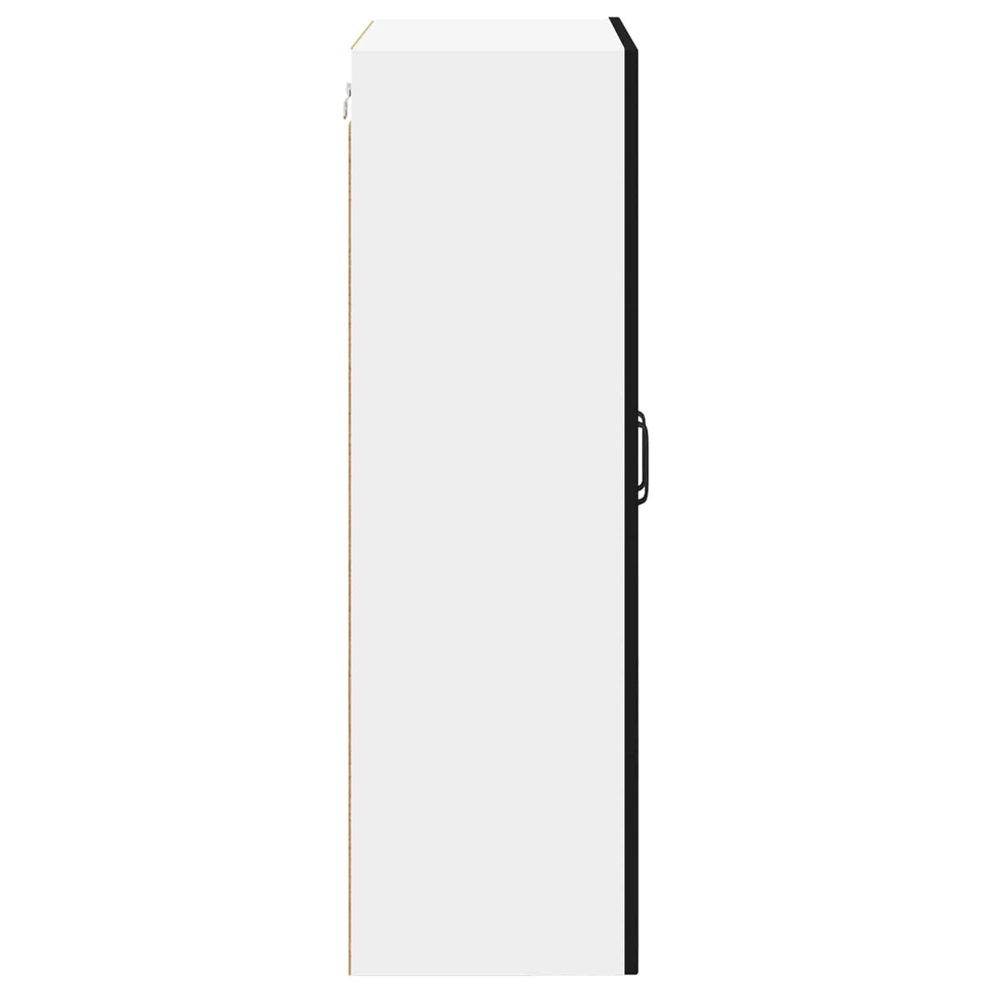 Keukenkast aan de muur Zwart 60 x 31 x 100 cm Bewerkt hout is nu te koop bij PeponiXL, paradijselijk wonen!