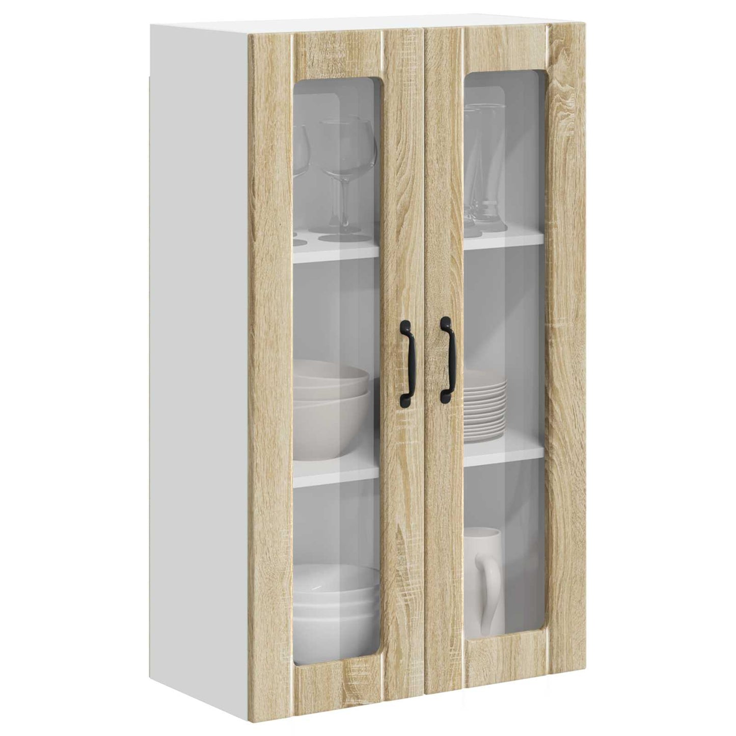 Keukenkast aan de muur Lucca Sonoma Eiken 60 x 31 x 100 cm is nu te koop bij PeponiXL, paradijselijk wonen!